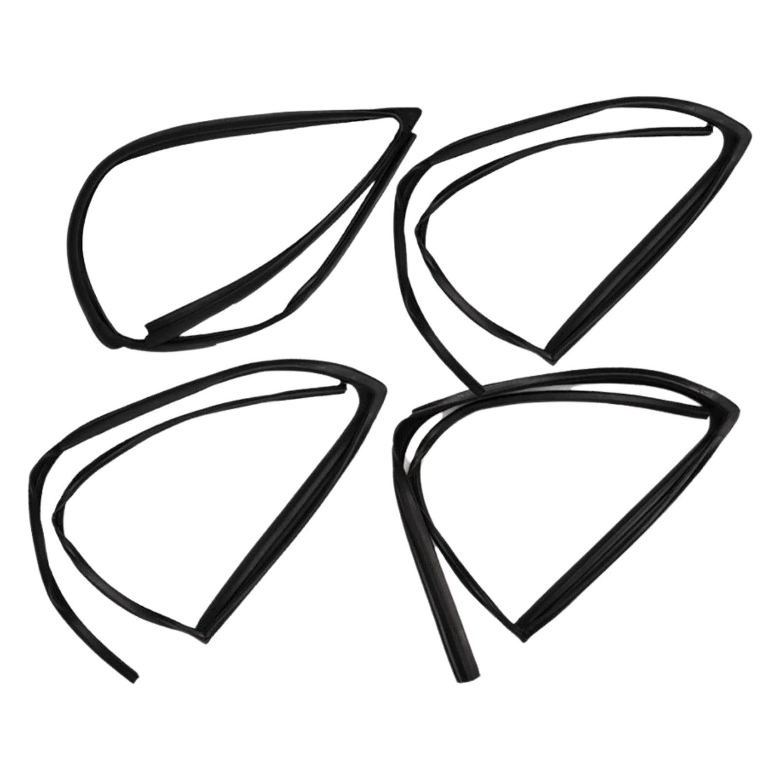 4PCS Glass Run Channel Seal For Nissan Sunny Sentra Tsuru B13 1990-1994