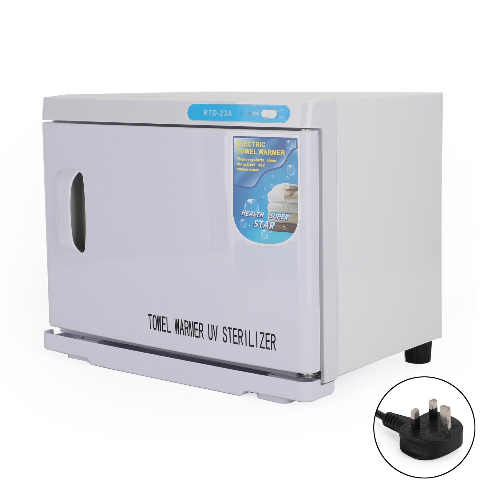 Boîte de stérilisation UV 23L, armoire chauffante pour serviettes chaudes, équipement de beauté pour Salon du visage