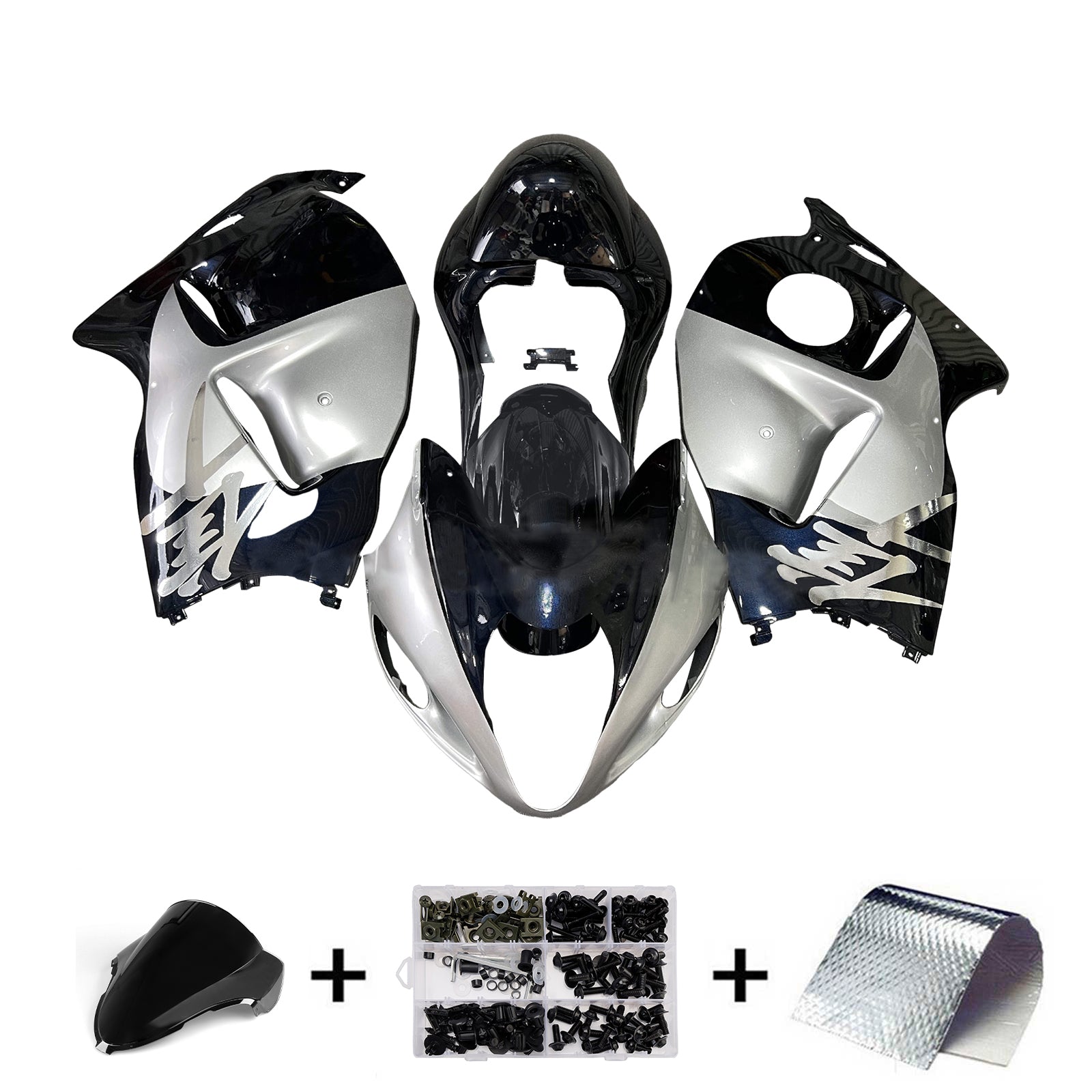 Kit de carenagem injeção Absos de plástico para Suzuki Hayabusa GSX1300R 1999-2007