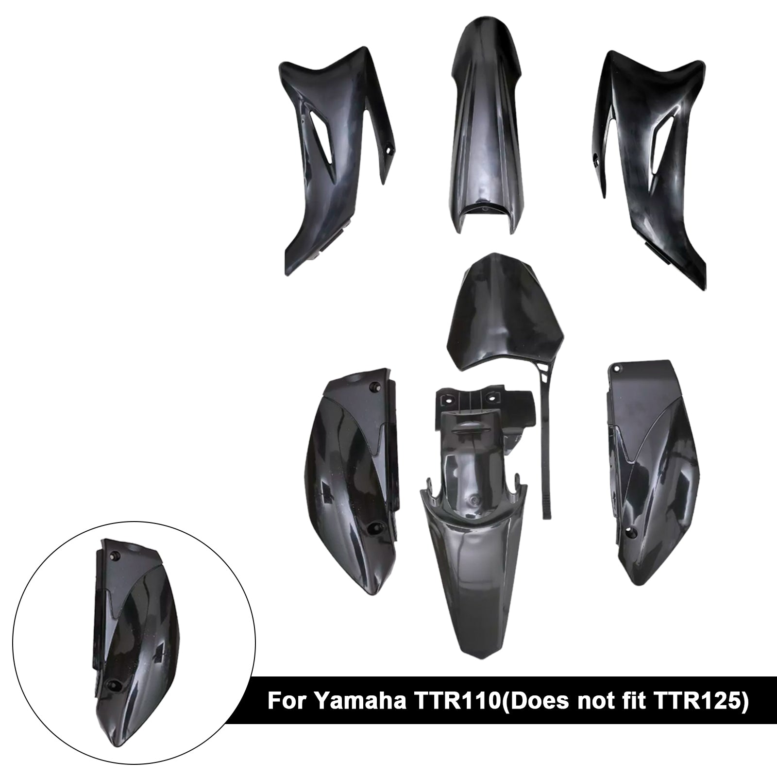 Yamaha TTR110 DIRT BIKE Body Plastic Kit Fender Fairing