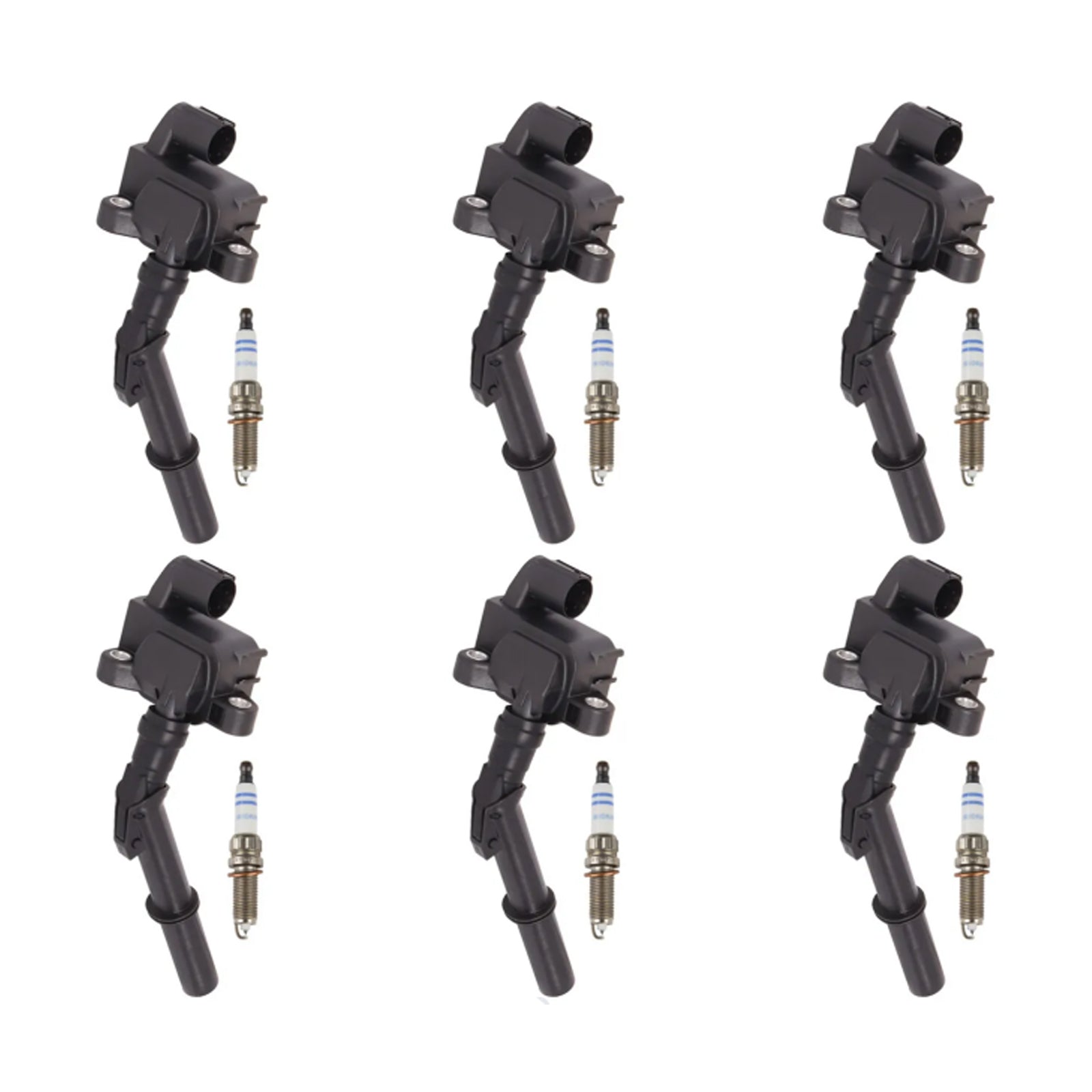 2012 Mercedes-Benz R350 V6 3.5L Ignition Coil +Spark Plug UF741 6pcs 2769063700