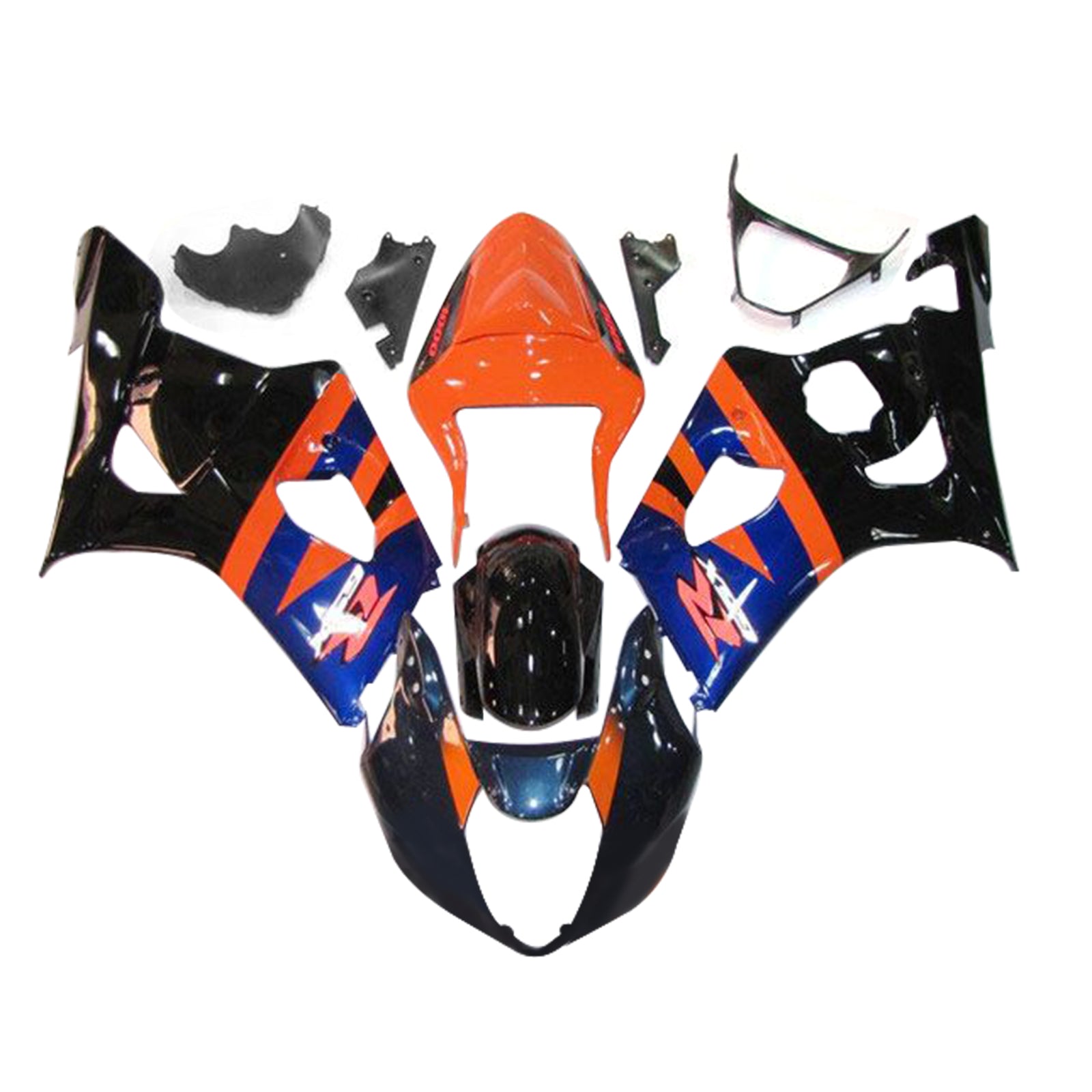 2003-2004 Suzuki GSXR1000 K3 Injection Fairing Kit Karosseri Plast ABS