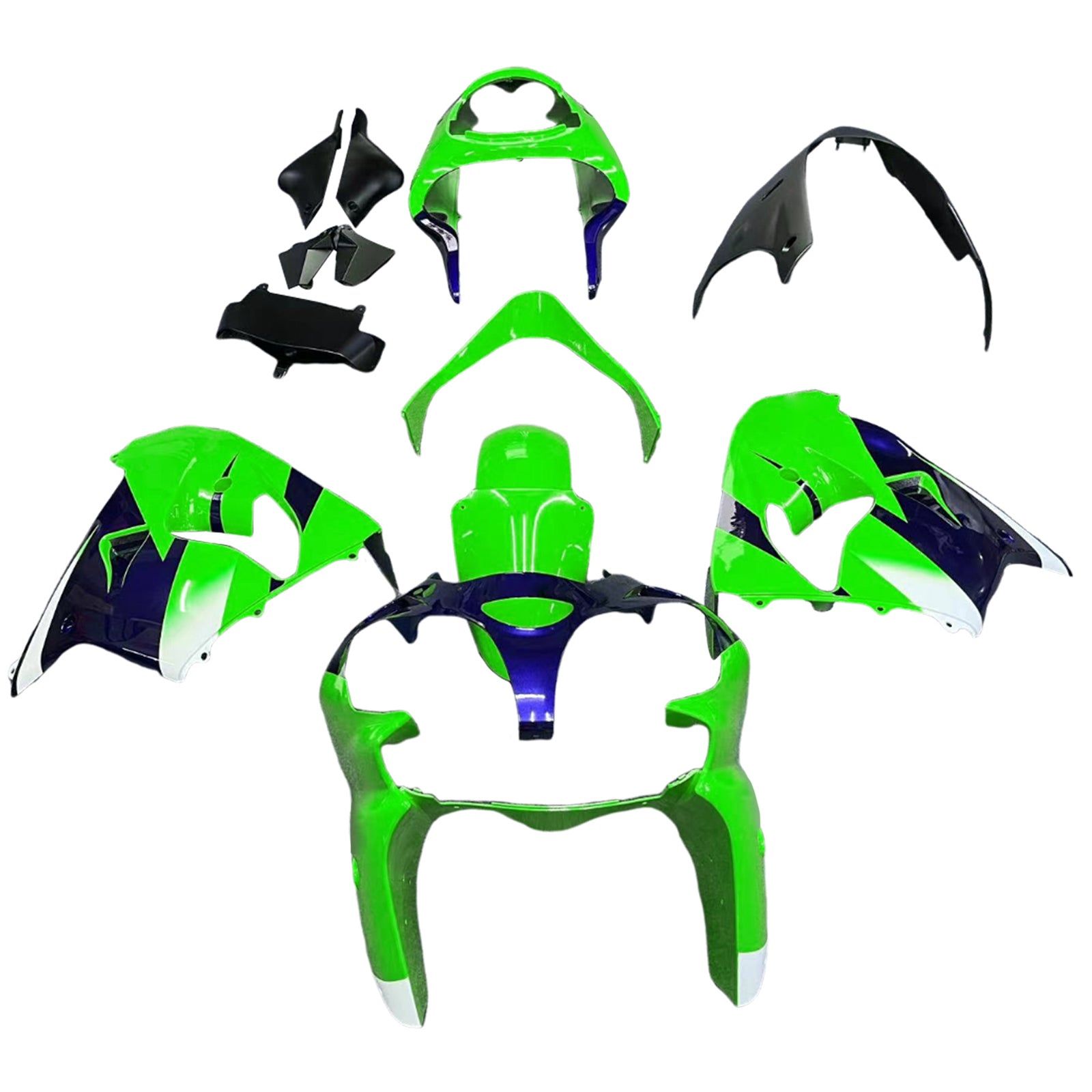 Injection Fairing Kit Bodywork Plastic ABS fit For Kawasaki ZX9R 2000-2001