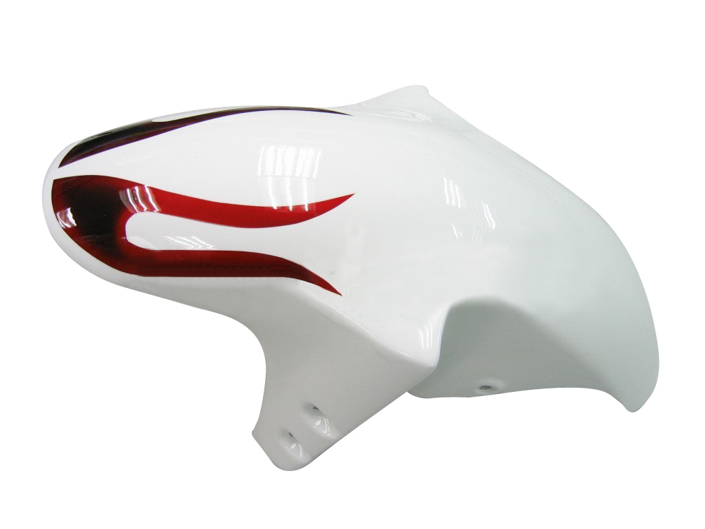 1998-1999 Yamaha YZF-R1 White & Red Flame Racing Fairings Generic