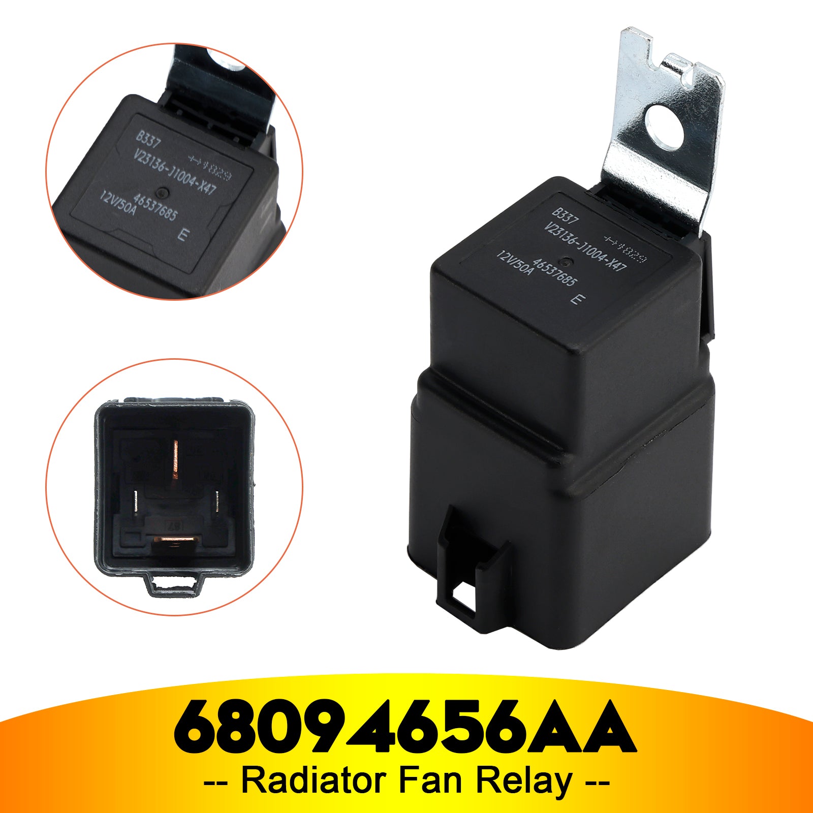 Radiator Fan Relay 68094656AA for Ram ProMaster 1500 2500 3500 2014-2020