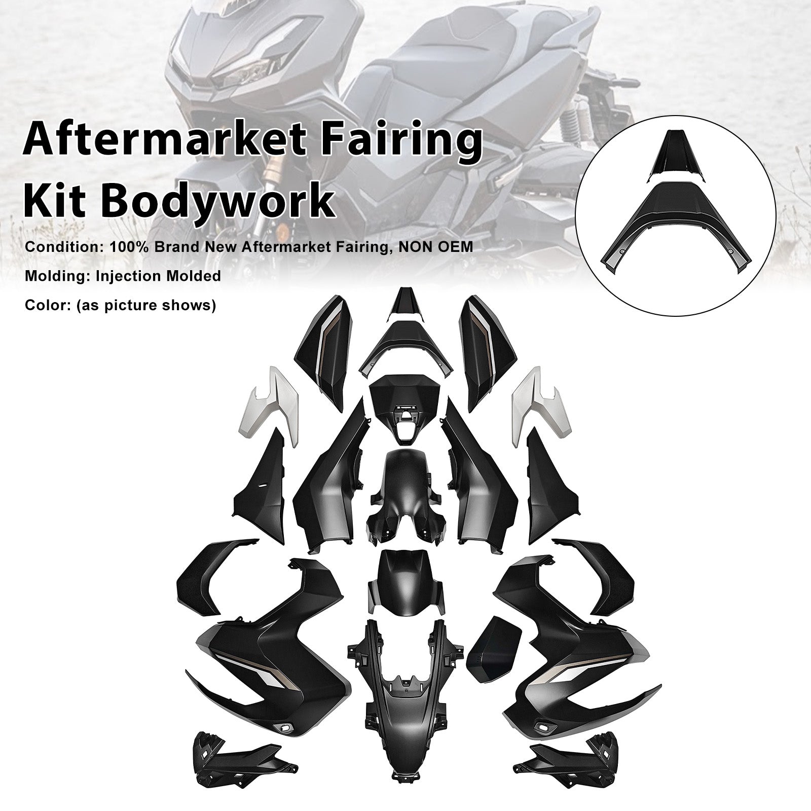 Injection ABS Plastic Bodywork Fairing Kit for Honda ADV350 2022-2025