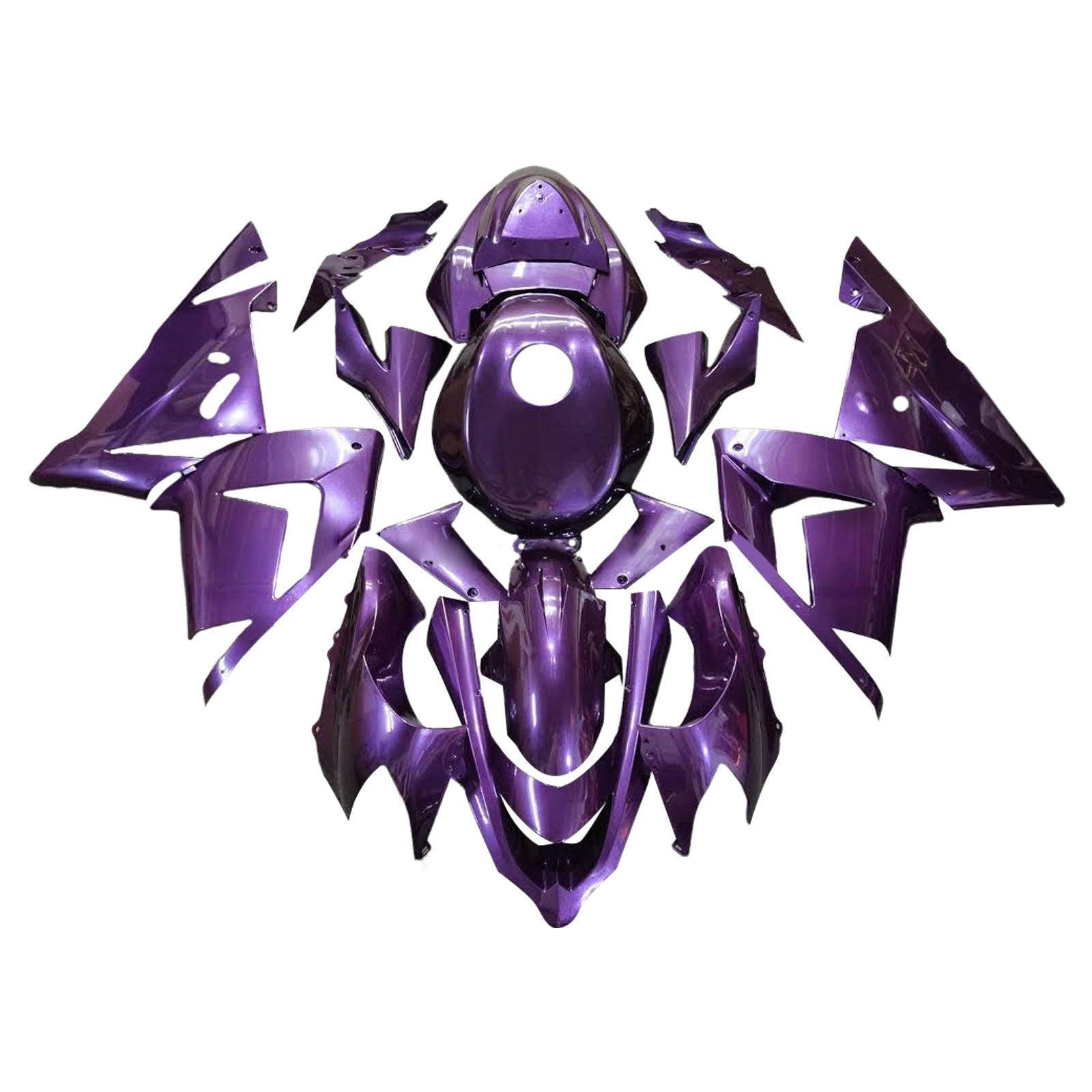 Injectiekuipset carrosserie kunststof ABS geschikt voor Kawasaki ZX10R 2004-2005