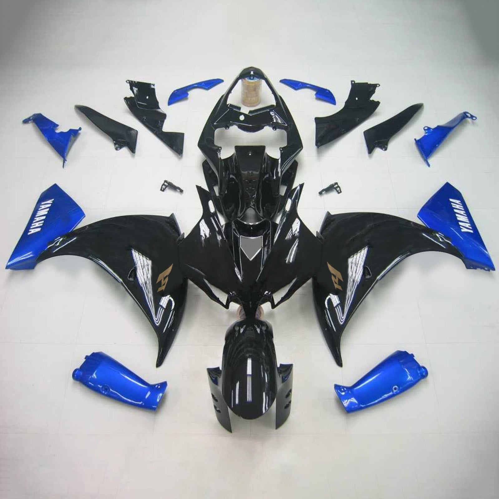 2012-2014 YAMAHA YZF 1000 R1 AMotopart Injection Fairing Kit Bodywork Plastic ABS #112