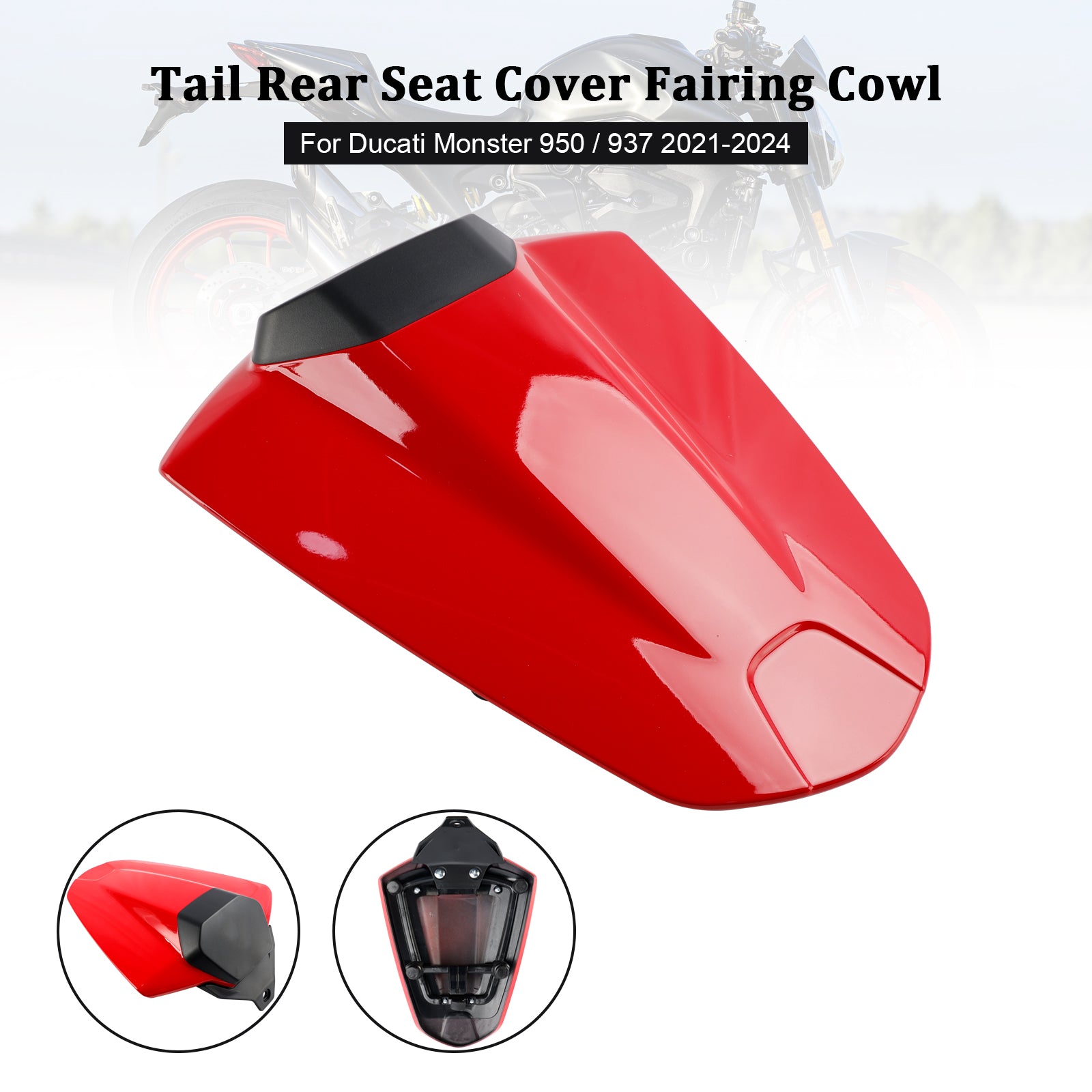 2021-2024 Ducati Monster 950 937 Tail Rear Seat Cover Fairing Cowl