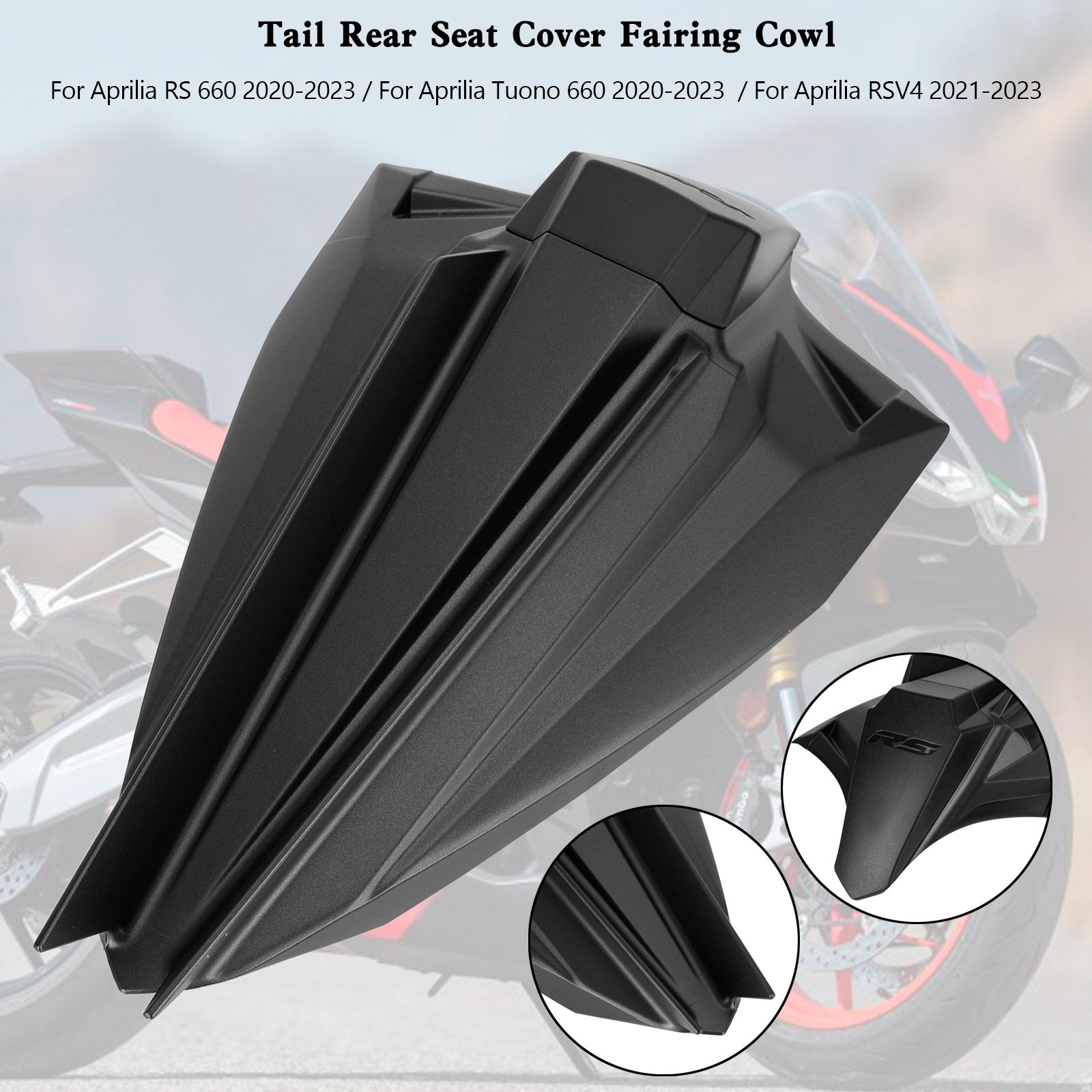 Capot de carénage de couverture de siège arrière Aprilia RSV4 2021-2023