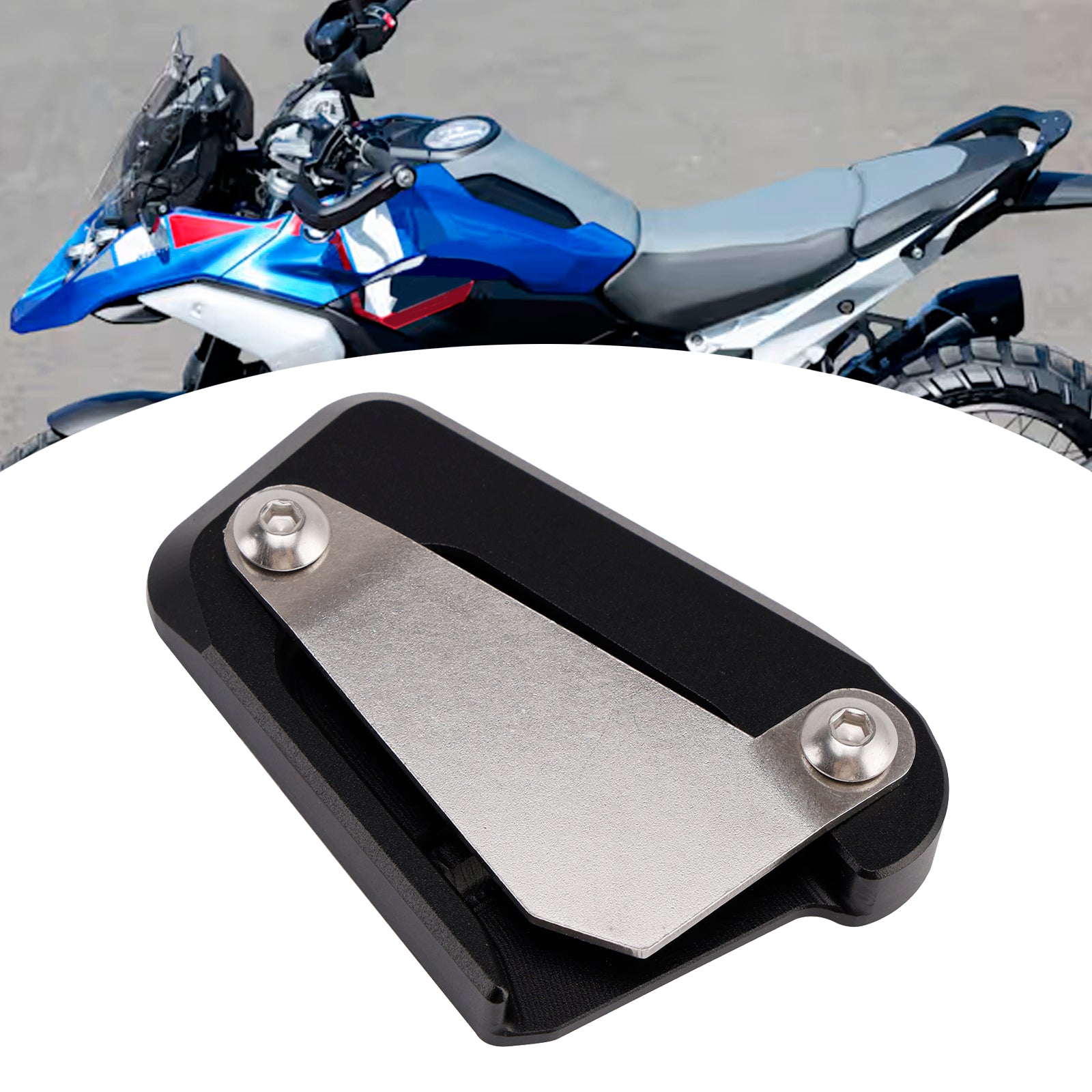 Cnc Brake Pedal Extension Peg Enlarger Pad For Bmw R1300Gs 2023-2025 24 Silver