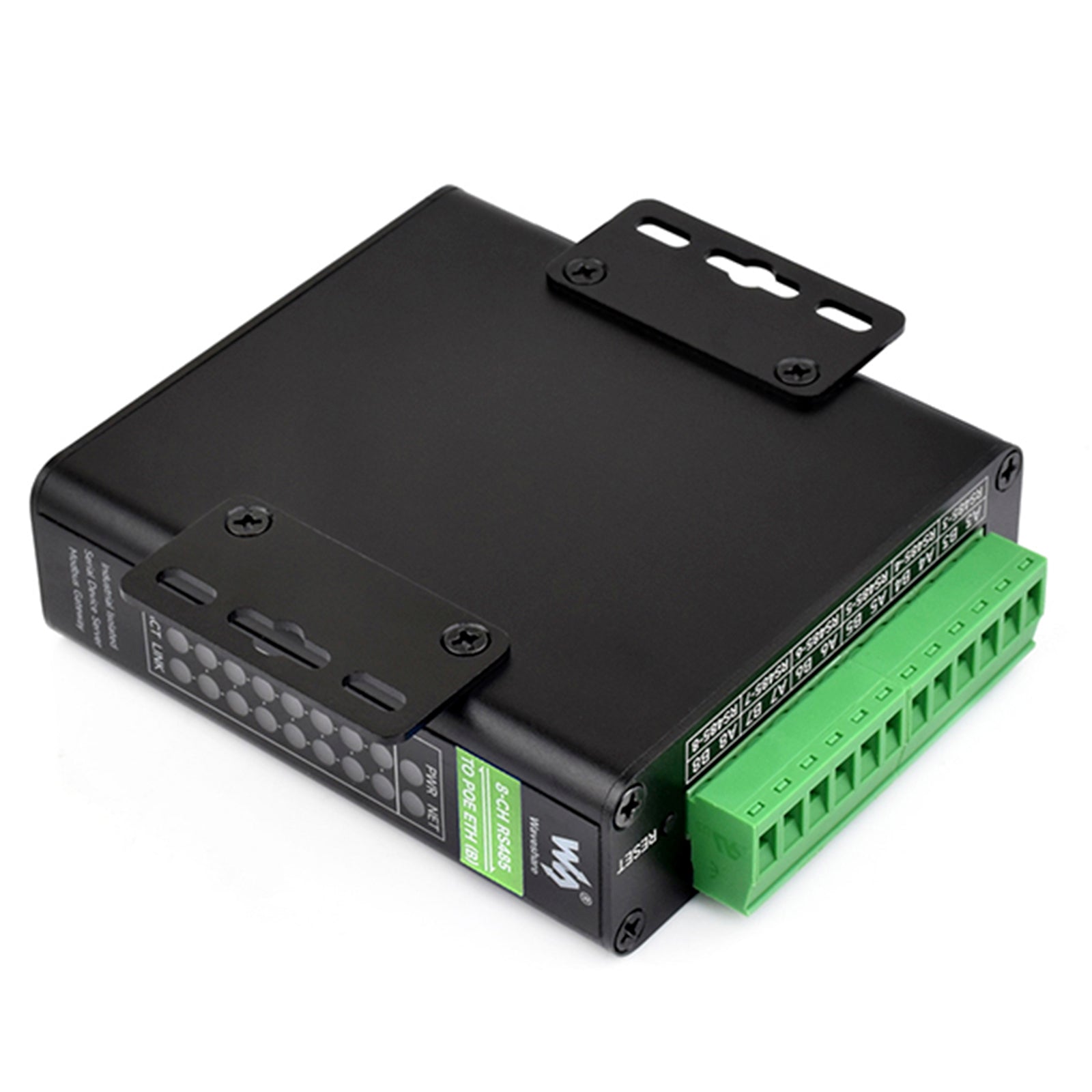 Priemyselný izolovaný modul sériového portu osemsmerný RS485 až RJ45 Ethernet Gateway