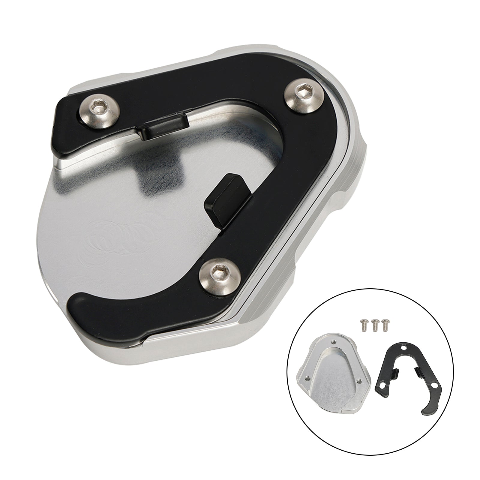 Kickstand Enlarge Plate Pad fit for Scrambler 1200XC/XE Tiger 1200 GT 22-23