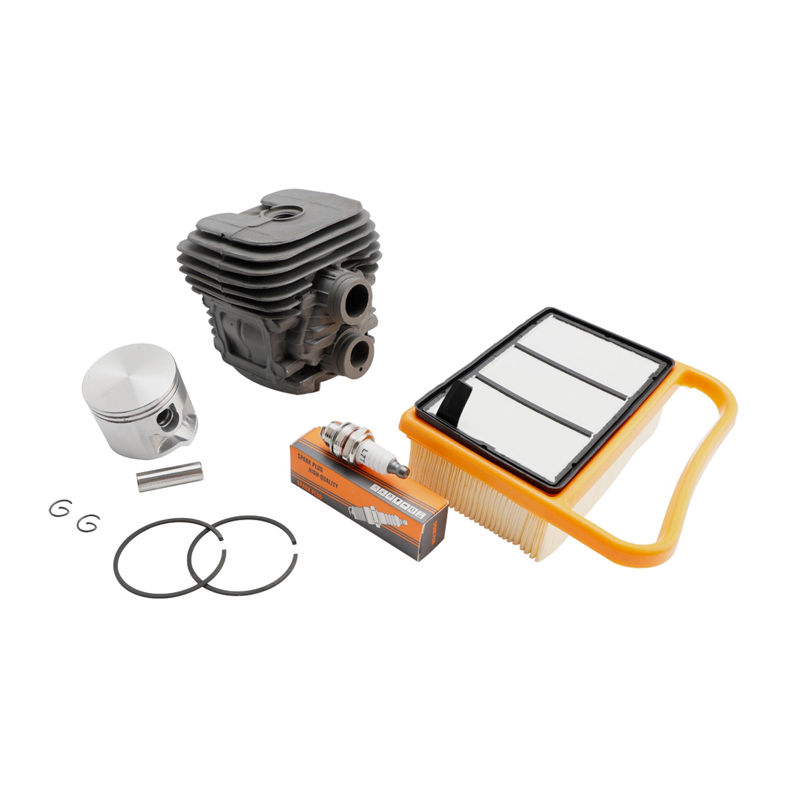 Kit d'entretien cylindre-piston avec filtre à air pour Stihl TS410 TS420