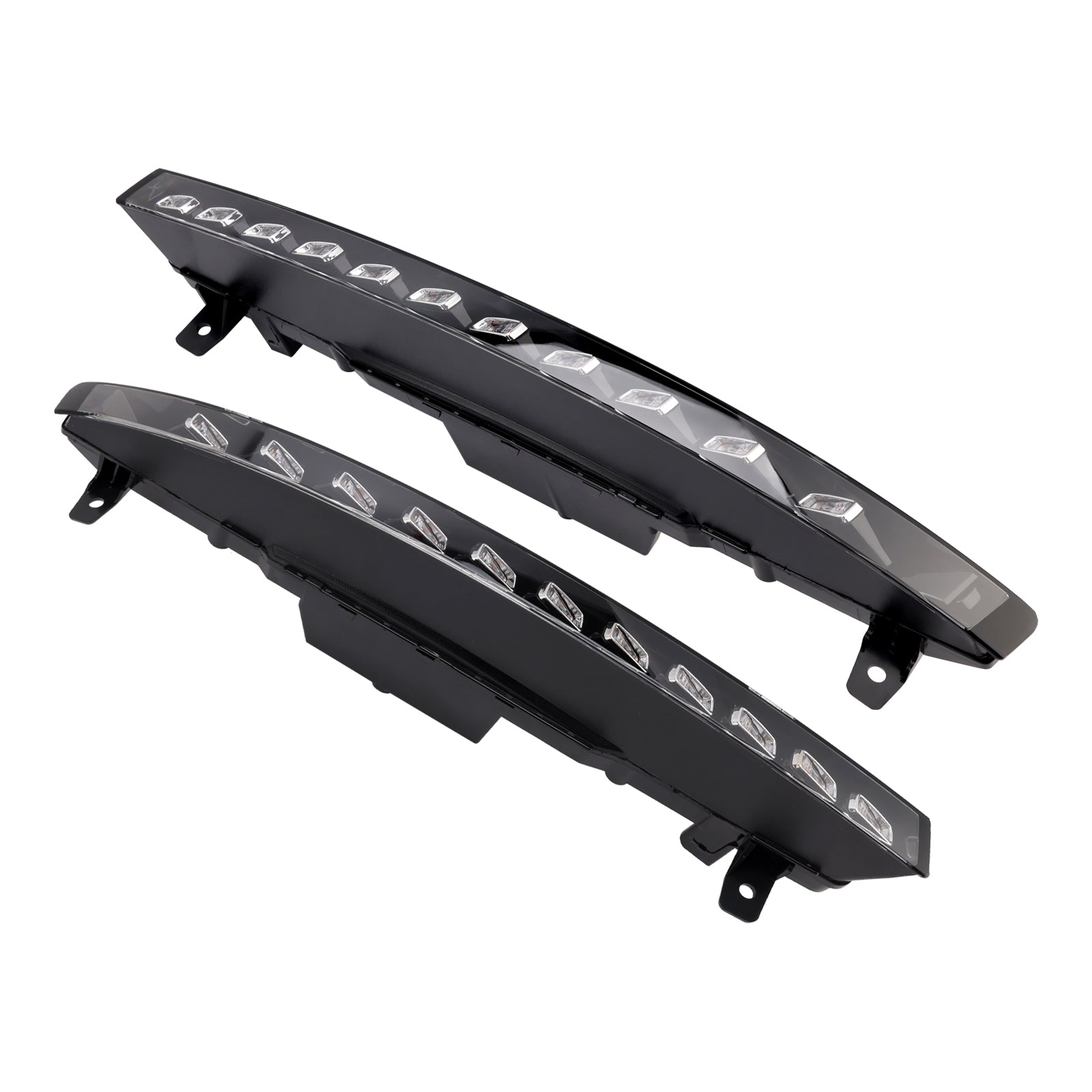 2010-2015 Audi Sport Version Q7 Pair Front Bumper 11 LED Turn Signal Fog Light