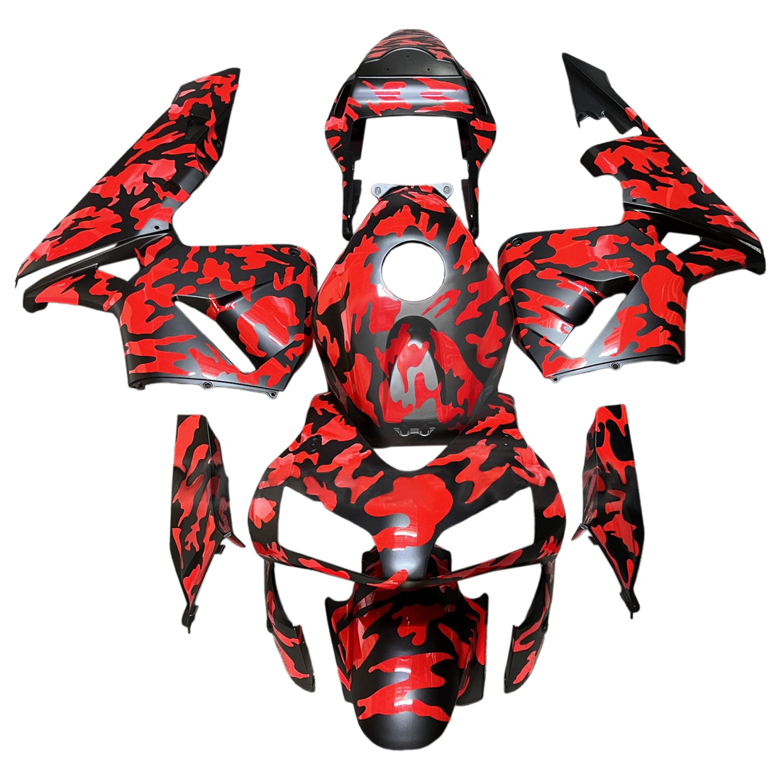 Injektionsmässa Kit Bodywork Plastic ABS för Honda CBR600RR 2003-2004 F5