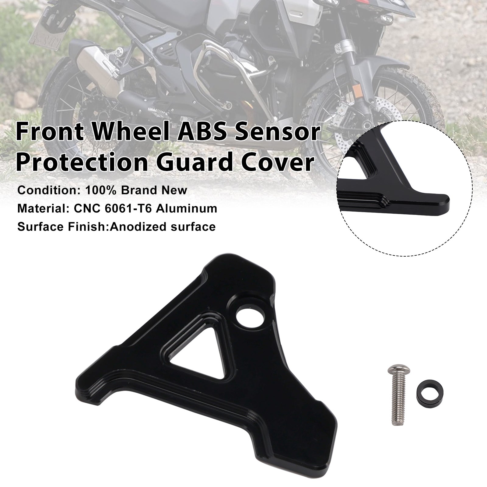 Garde de Protection de capteur ABS de roue avant pour BMW R1300GS/ADV 23-25
