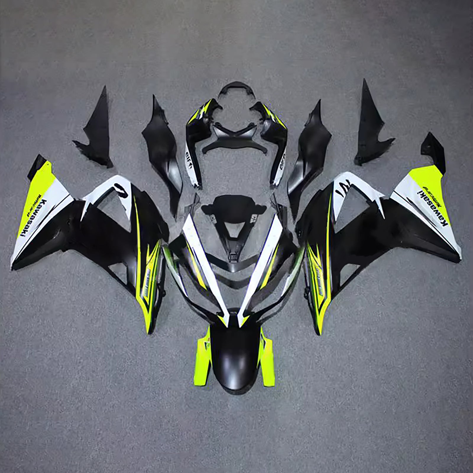 Kit carena iniezione carrozzeria in plastica ABS adatta per Kawasaki ZX6R 636 2013-2018