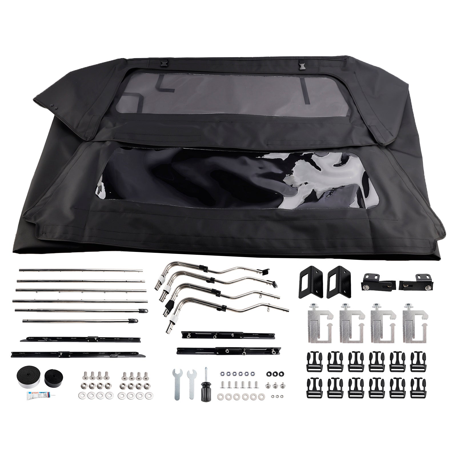 Toyota Tacoma 4-deurs uit 2005-2015 6" Zachte vrachtwagentopper