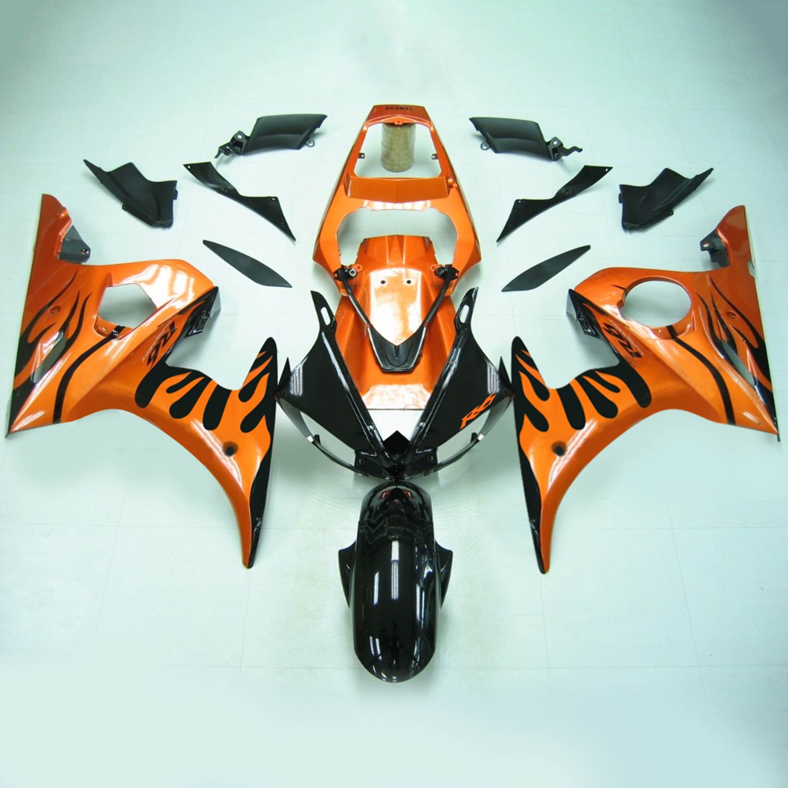 2003-2004 YAMAHA YZF 600 R6 2006-2009 R6S Amotopart vstrekovacia kapotáž KODELING KOSTORSKÁ PLASTNÁ ABS #143