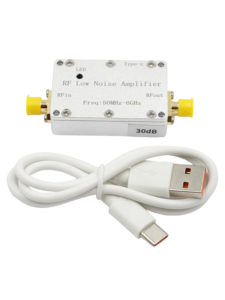 50m-6GHz Radiofrequentieversterker 20dB 30dB High-Gain Front LNA Signaal met laag geluidsniveau