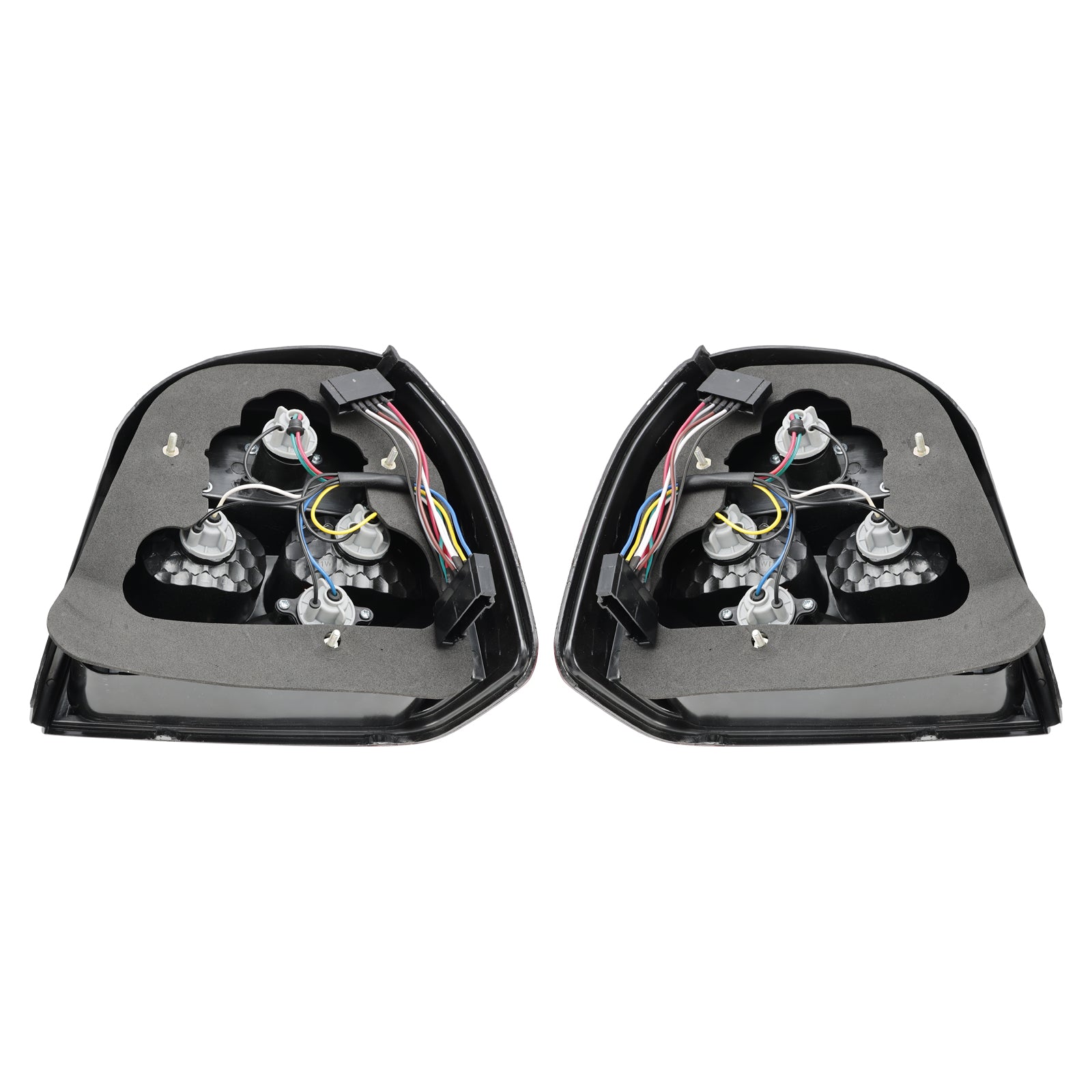 1992-1997 VW GOLF MK3 MK 3 III 2PCS Clear LED Rear Tail Lights Lamps