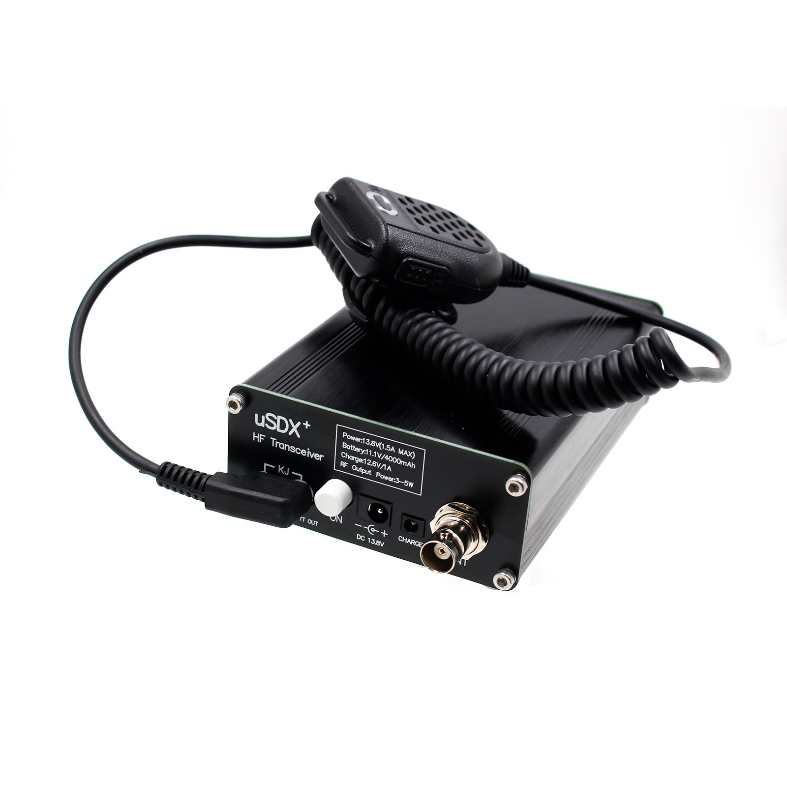 NIEUWE USDX + HF Transceiver HF Ham Radio QRP CW Transceiver 3W-5W Alle Modus 8 Band