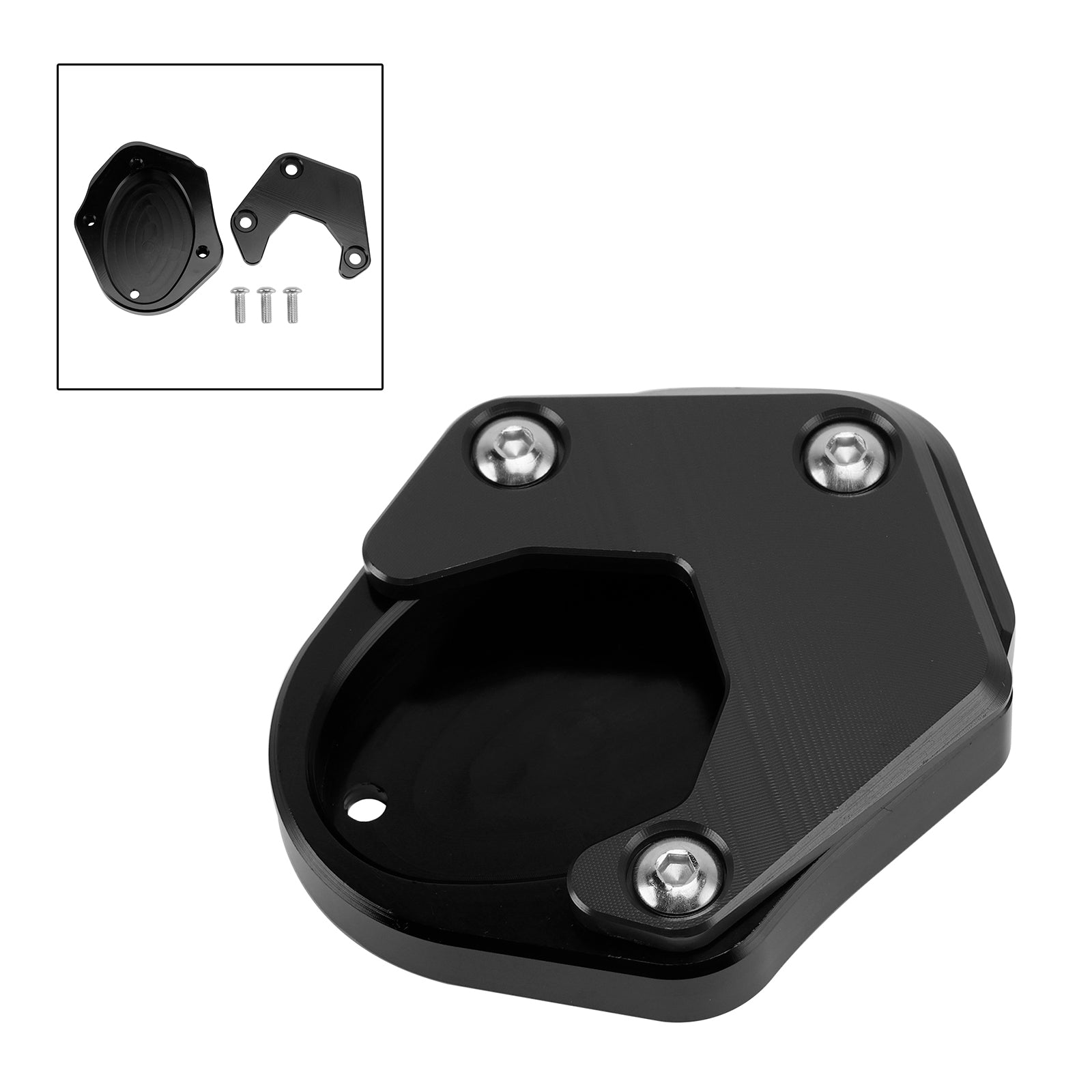 Side Stand Enlarger Kickstand Extension Green Fit For Kawasaki Klx2301S/R Klx150 Titanium