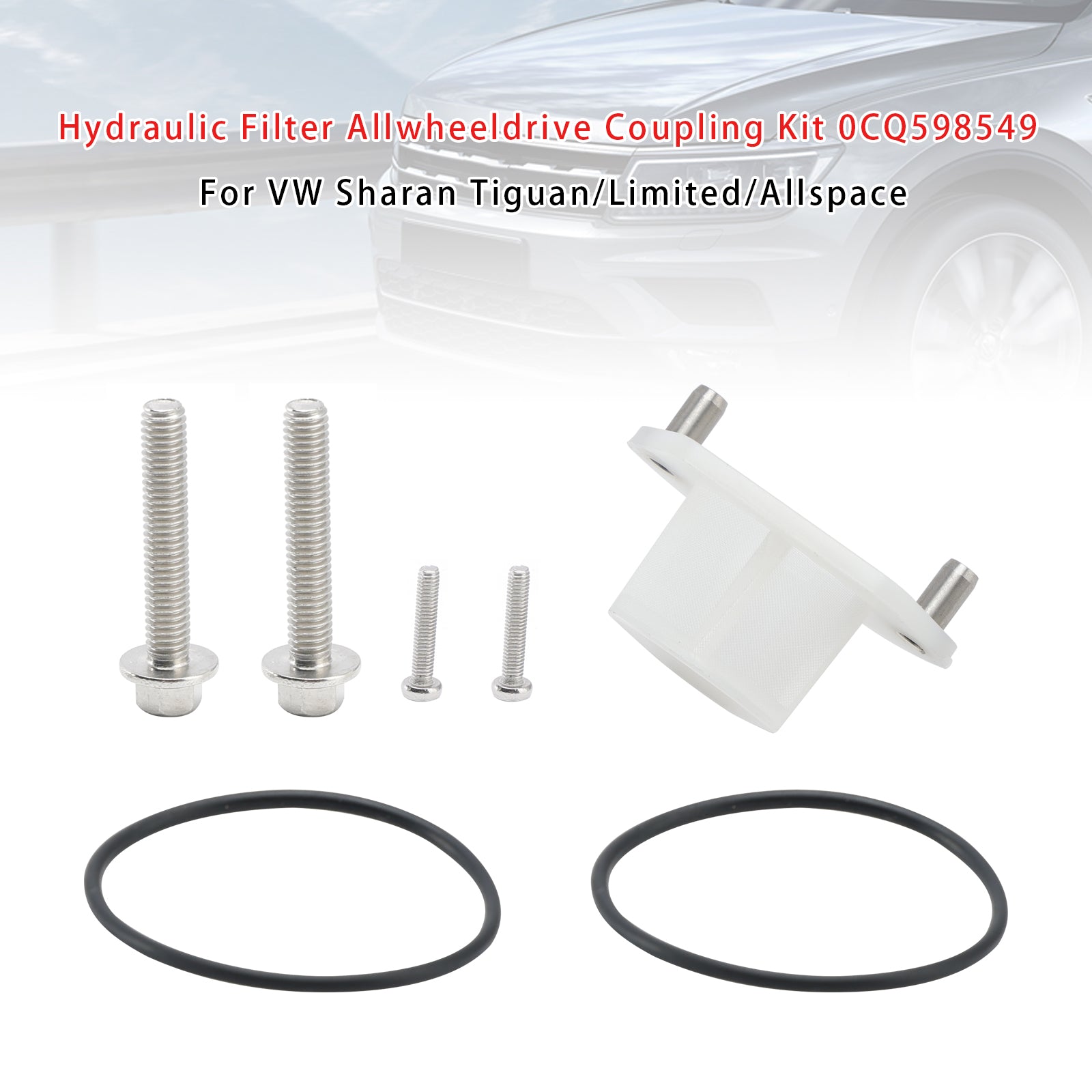 VW Sharan Tiguan/Limited/Allspace hydrauliekfilter koppelingsset voor vierwielaandrijving 0CQ598549