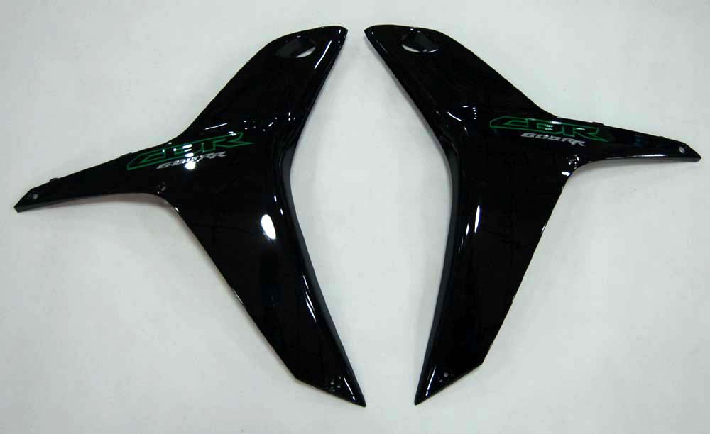 2009-2012 Honda CBR 600 RR Green & Black CBR Racing Fairings Generic