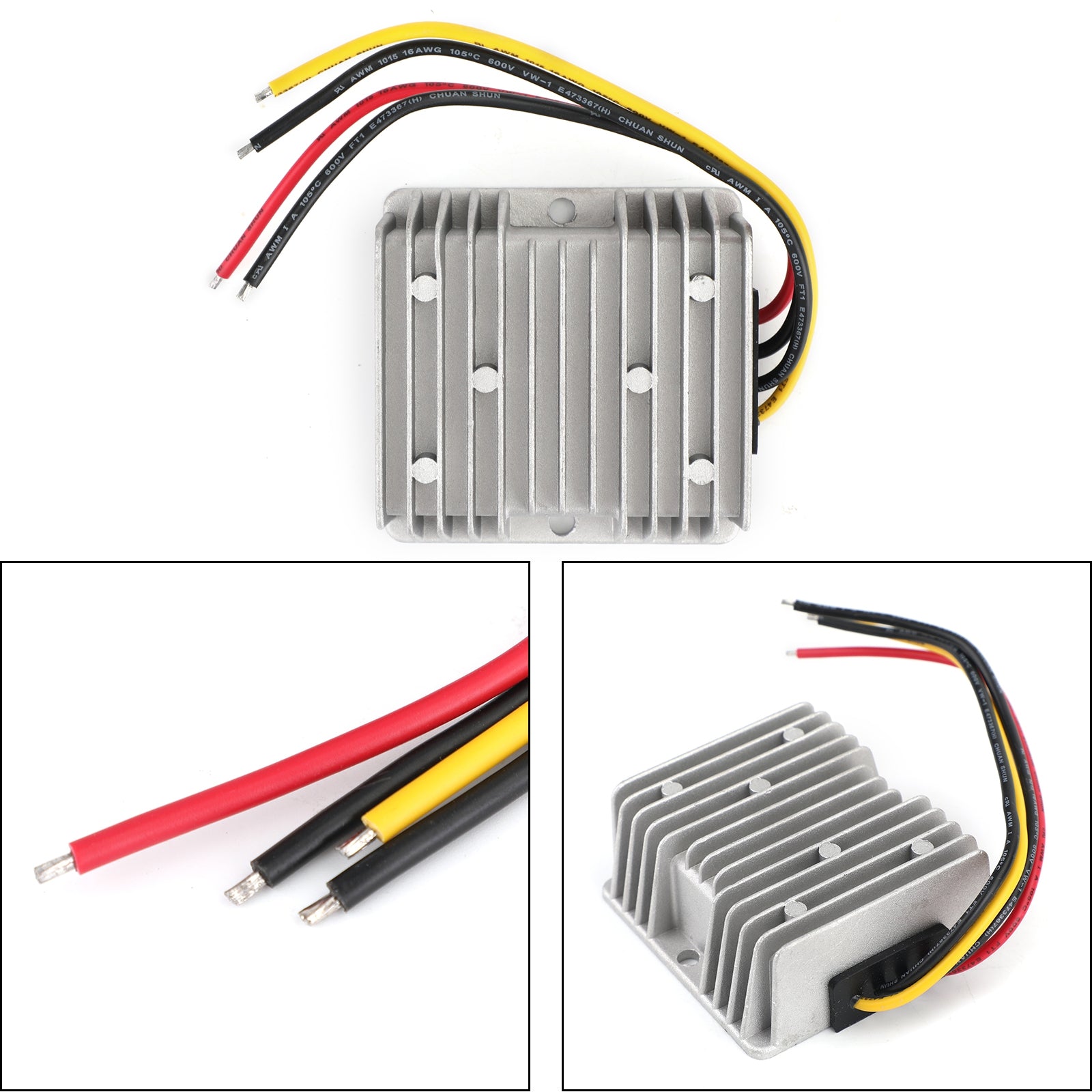 Régulateur de convertisseur de puissance abaisseur DC/DC étanche 24V à 12V 10A 120W