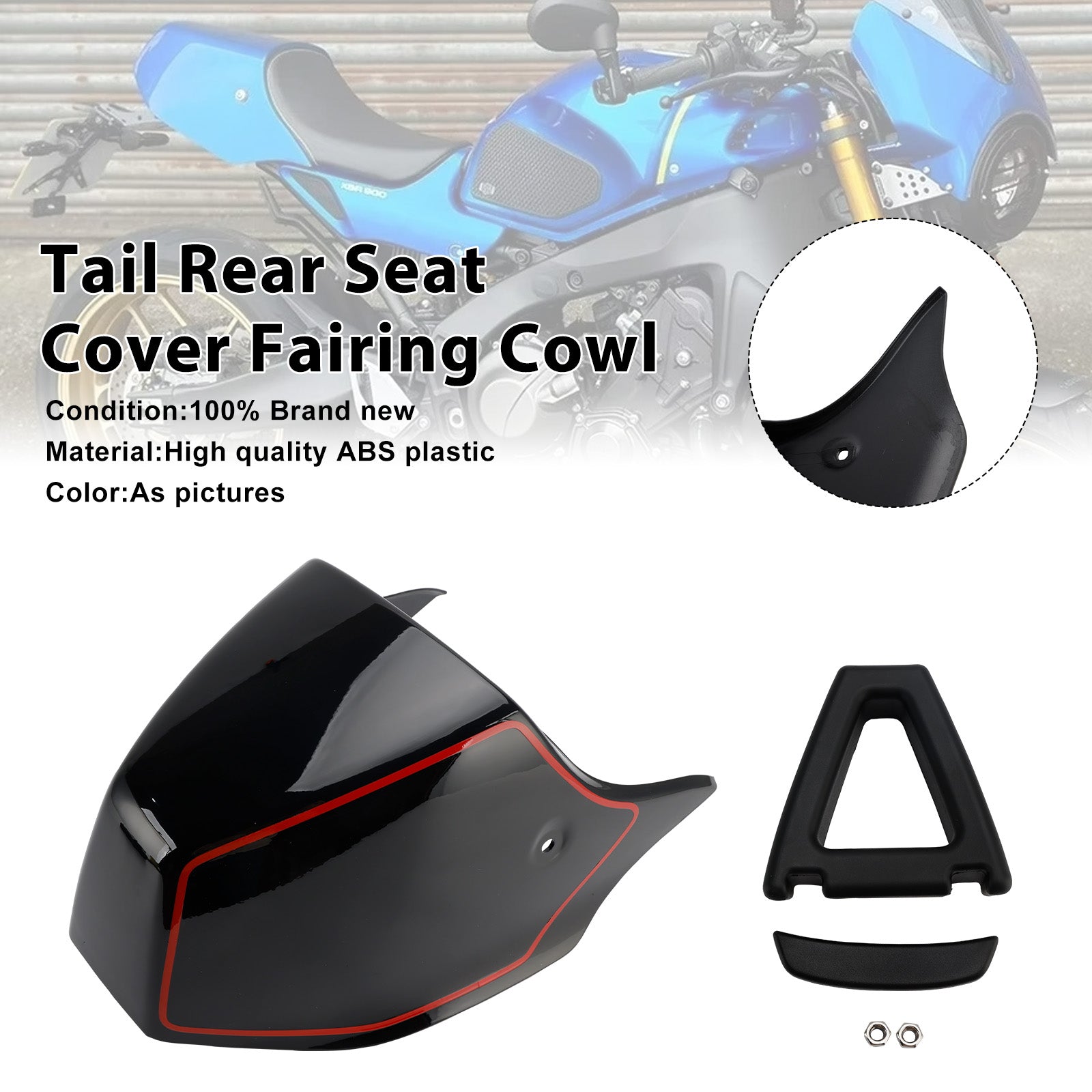 Housse de carénage de siège arrière pour Yamaha XSR900 2022 – 2025