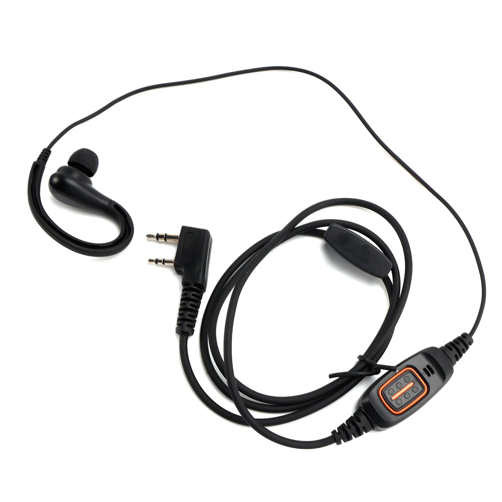 Casque à crochet d'oreille bicolore K-029 636, pour TK-220 TH-F6 RPV516A KG-UVD1P TG-2AT