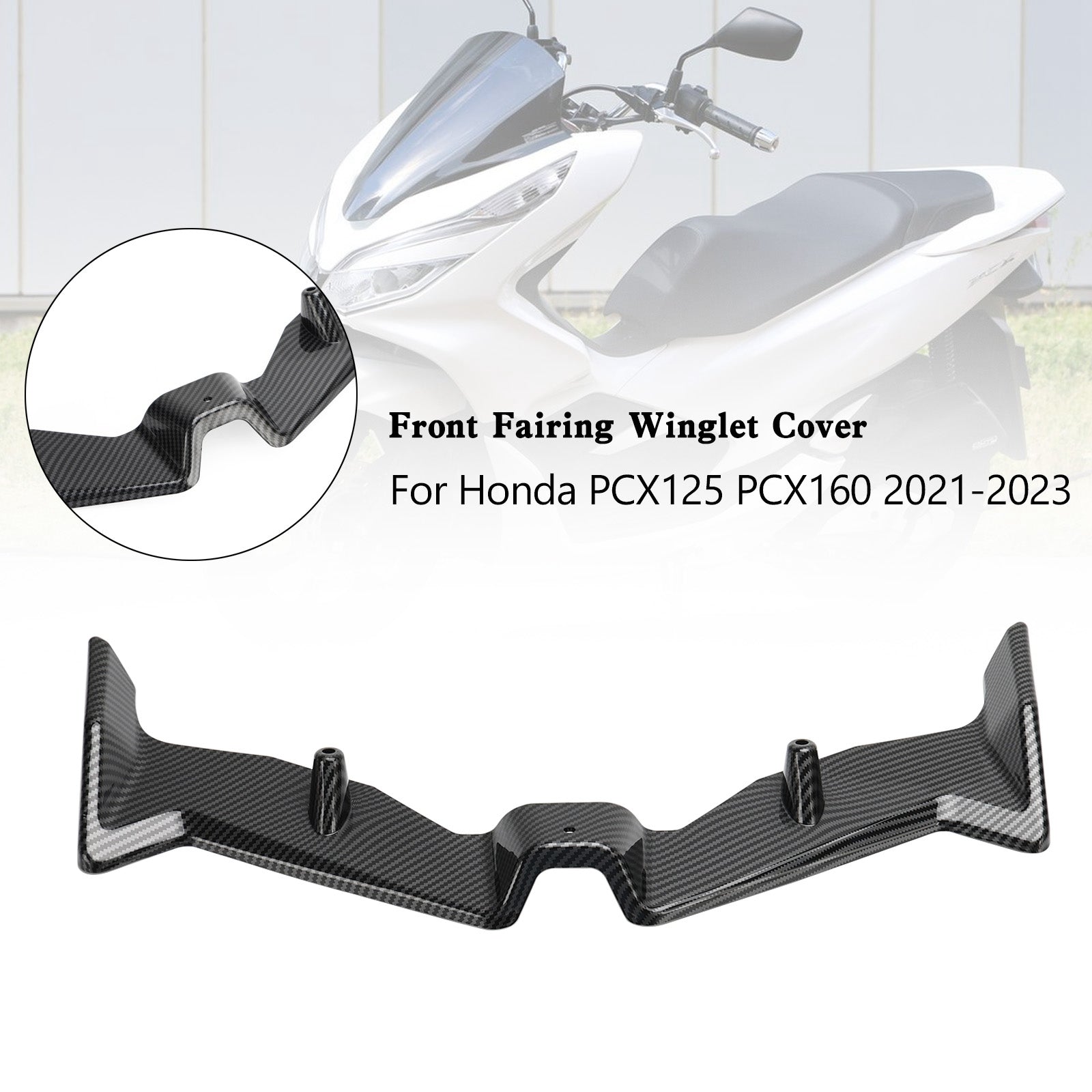 2021-2023 Honda Pcx125 Pcx160 Voorkuip Aerodynamische Winglet Cover Duurzaam