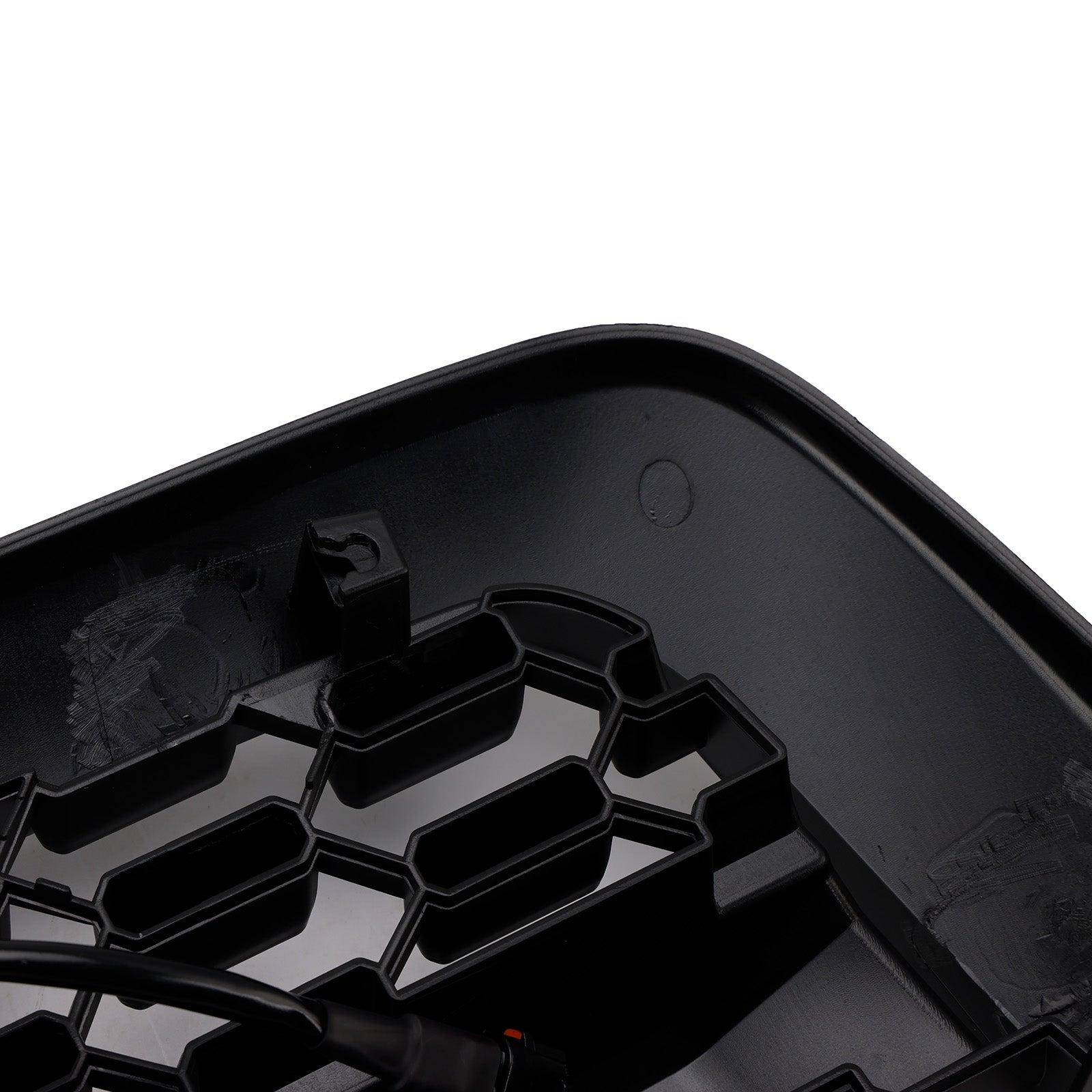 Matte Black Front Bumper Grill Grille Fit Toyota Sequoia 2005-2007 W/ Led Light