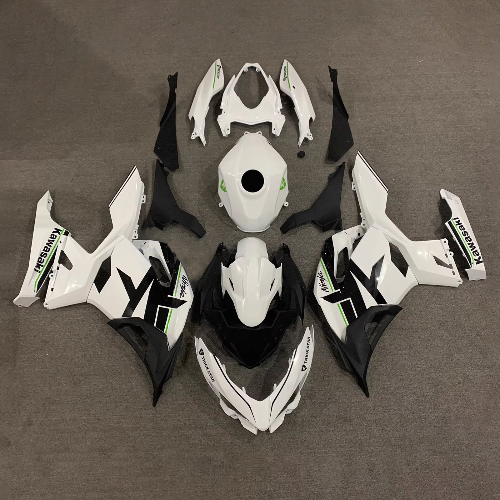Kit carena iniezione carrozzeria in plastica ABS adatta per Kawasaki EX400 Ninja400 2018-2024
