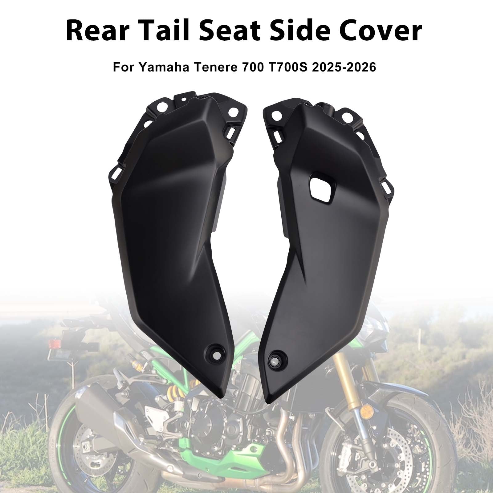Carénage de couverture latérale de siège arrière, pour Yamaha Tenere 700 T700S 2025 – 2026