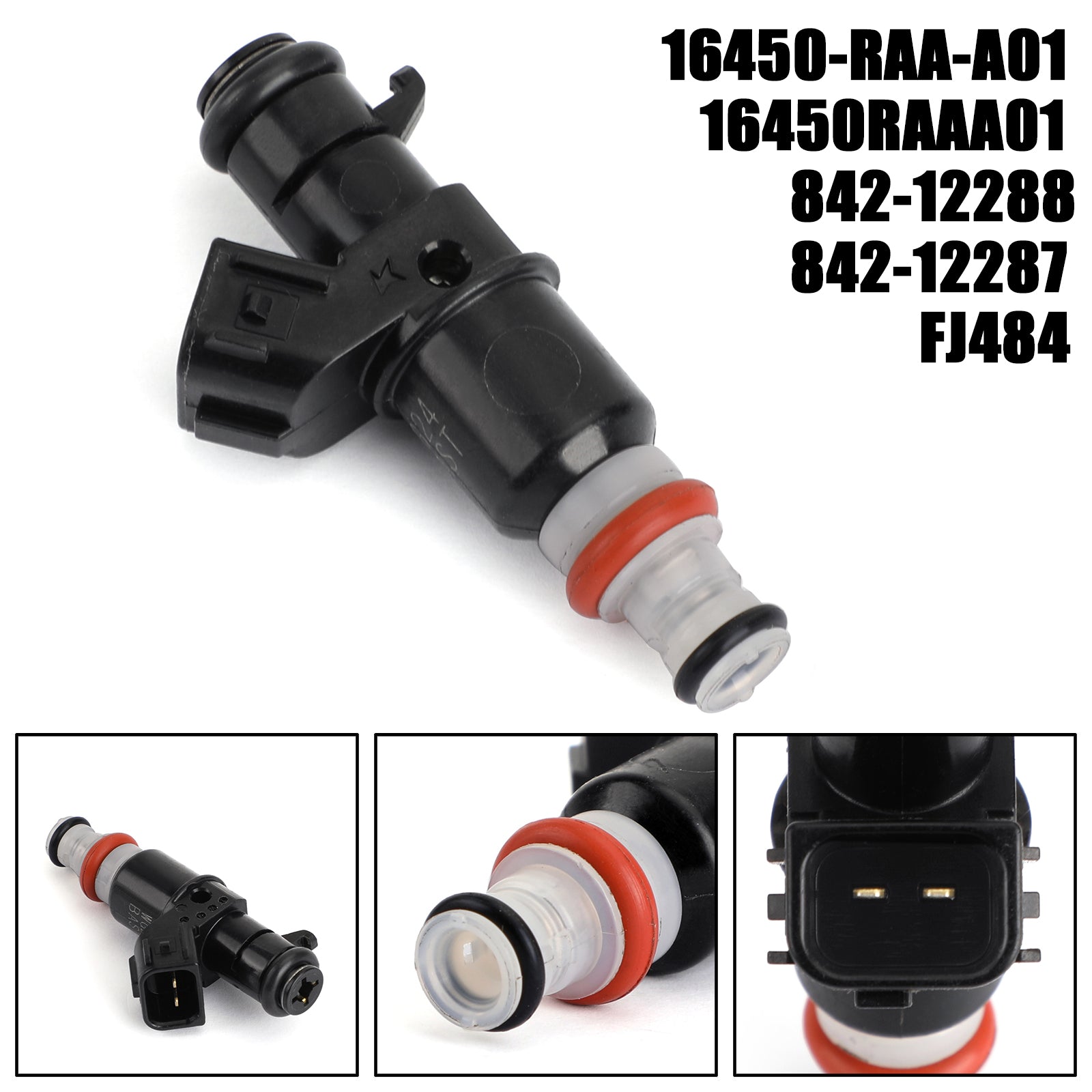 1 STKS Brandstofinjector Voor 2003-2007 Honda Accord 2.4L 16450RAAA01 16450-RAA-A01 FJ484 842-12287 842-12288