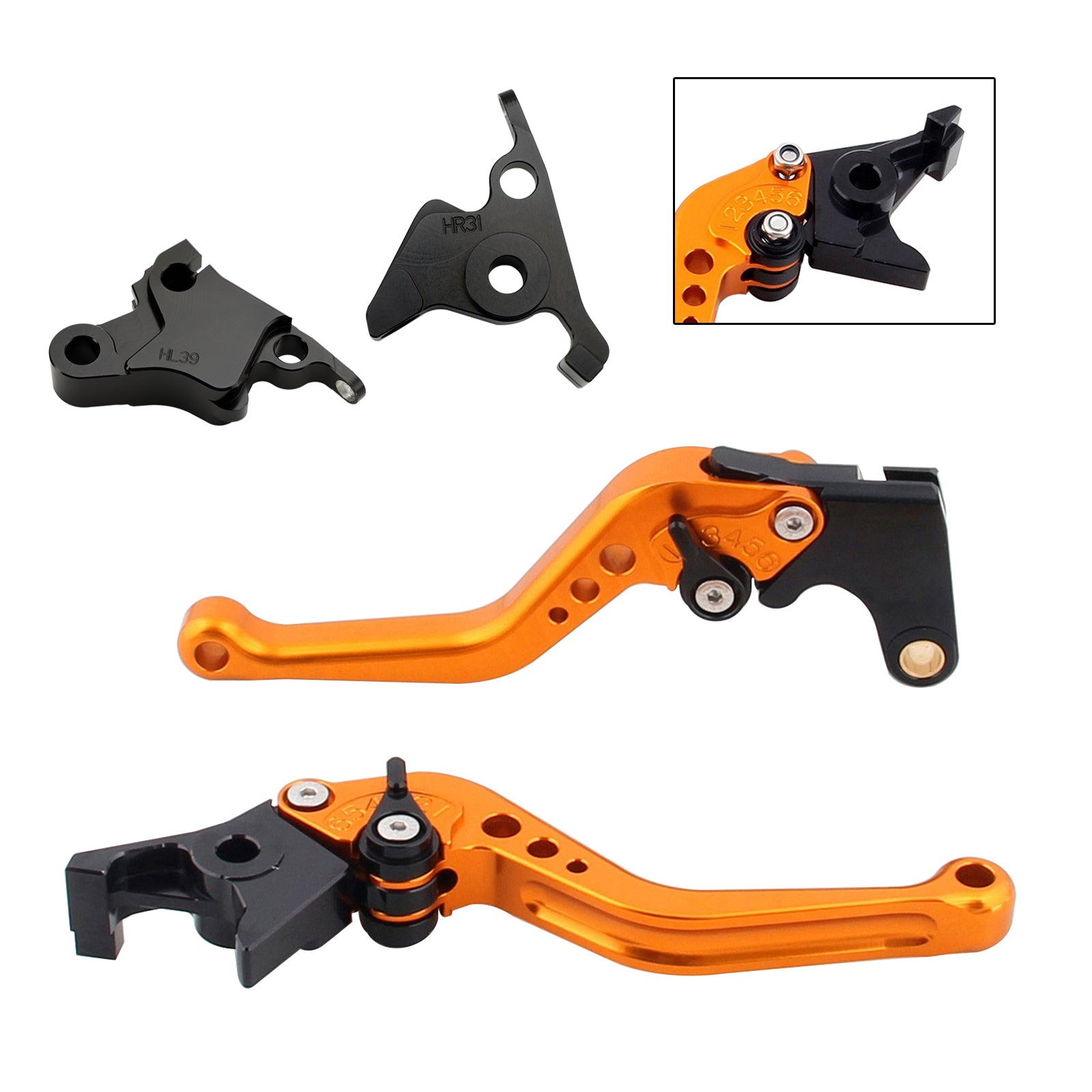 Nouveau levier de frein d'embrayage court adapté pour CFMOTO 450SS 450SR 21-23 450NK 23-24