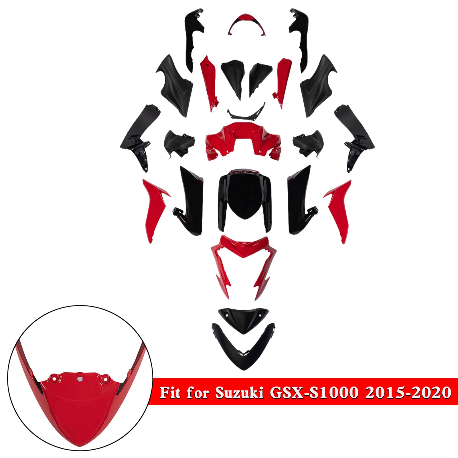 2015-2020 Suzuki GSX-S 1000 GSXS Injection Plastic Bodywork Fairing Kit #1