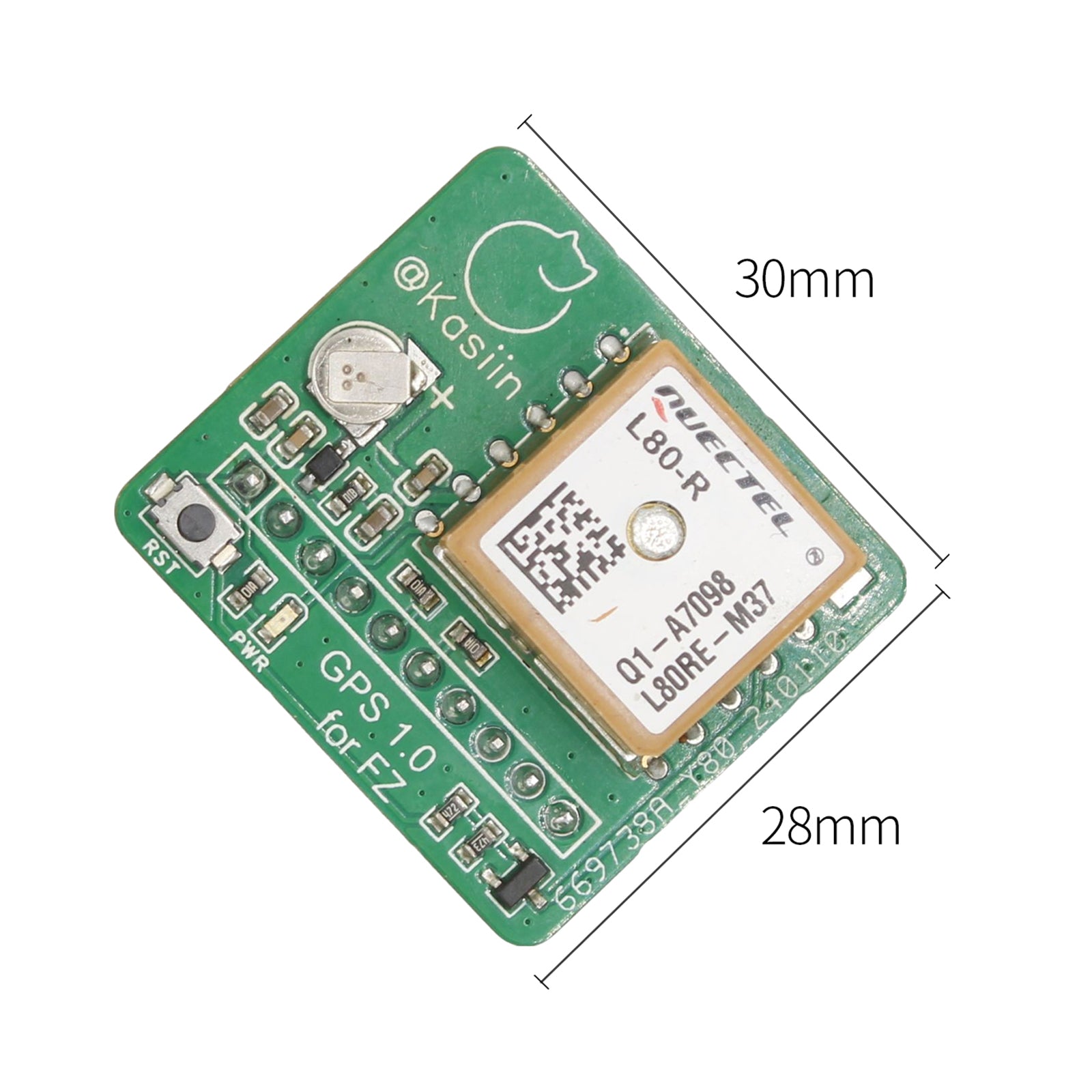 Le nouveau module GPS utilise le micrologiciel déchaîné du module intégré à l'antenne