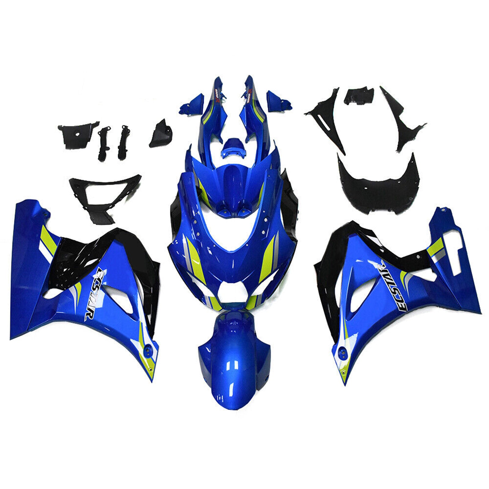 2017-2024 Suzuki GSXR1000 K17 Kit de carenado de inyección Carrocería Plástico ABS # 101