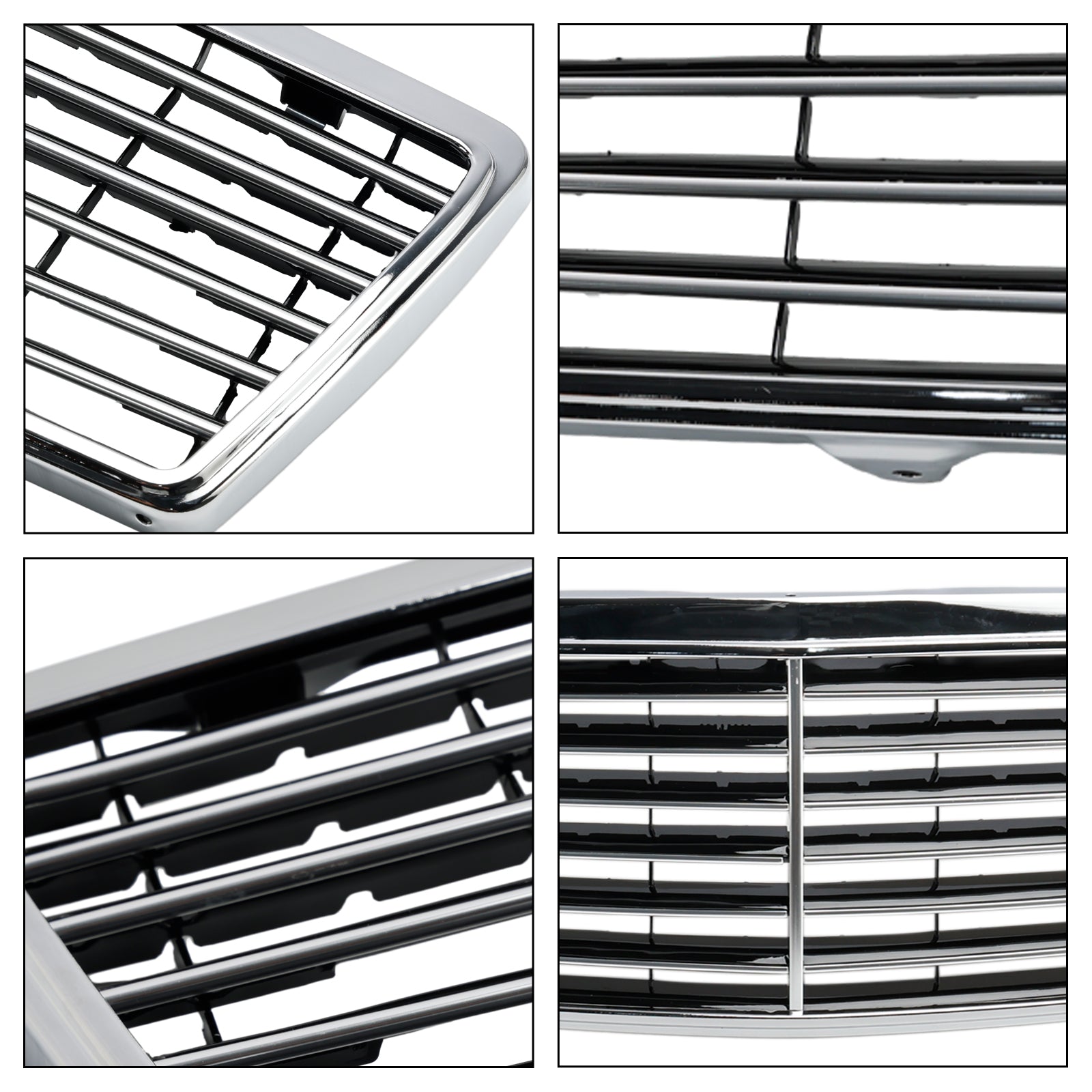 1992-1998 Mercedes Benz S-Class W140 Chrome Front Bumper Grill Grille