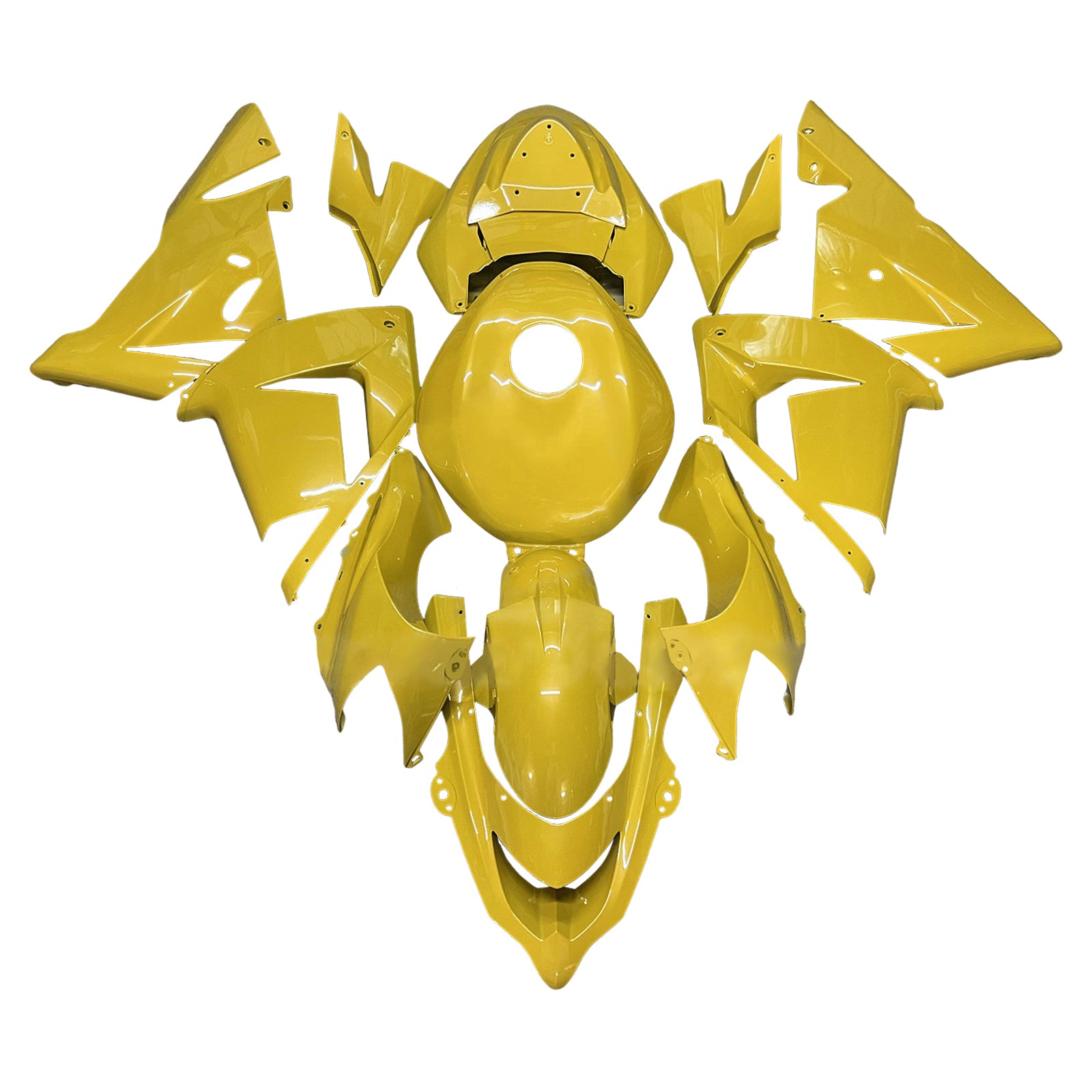 Injectiekuipset carrosserie kunststof ABS geschikt voor Kawasaki ZX10R 2004-2005