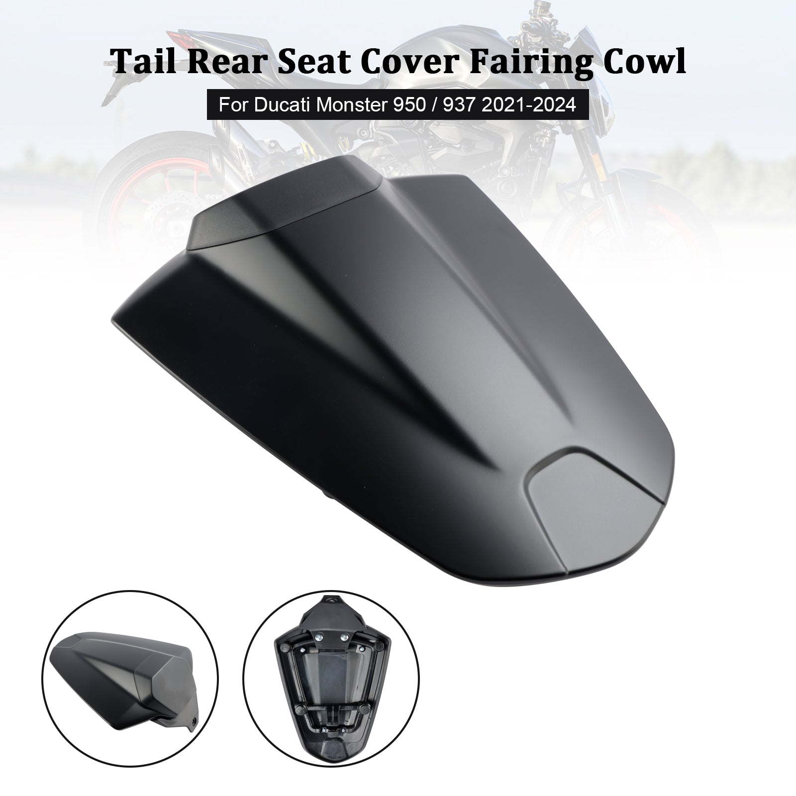 2021-2024 Ducati Monster 950 937 Tail Rear Seat Cover Fairing Cowl