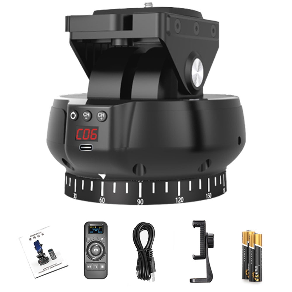 360° Panoramic Rotating Pan and Tilt Head Suitable for mobile Phones/Cameras etc