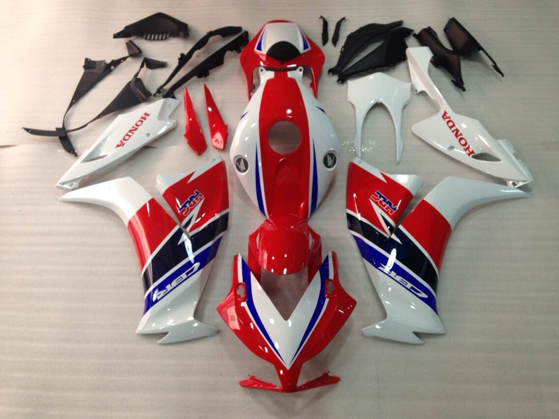 2012-2016 Honda CBR1000RR Amotopart Fairings HRC White Red Blue Racing Customs Fairing