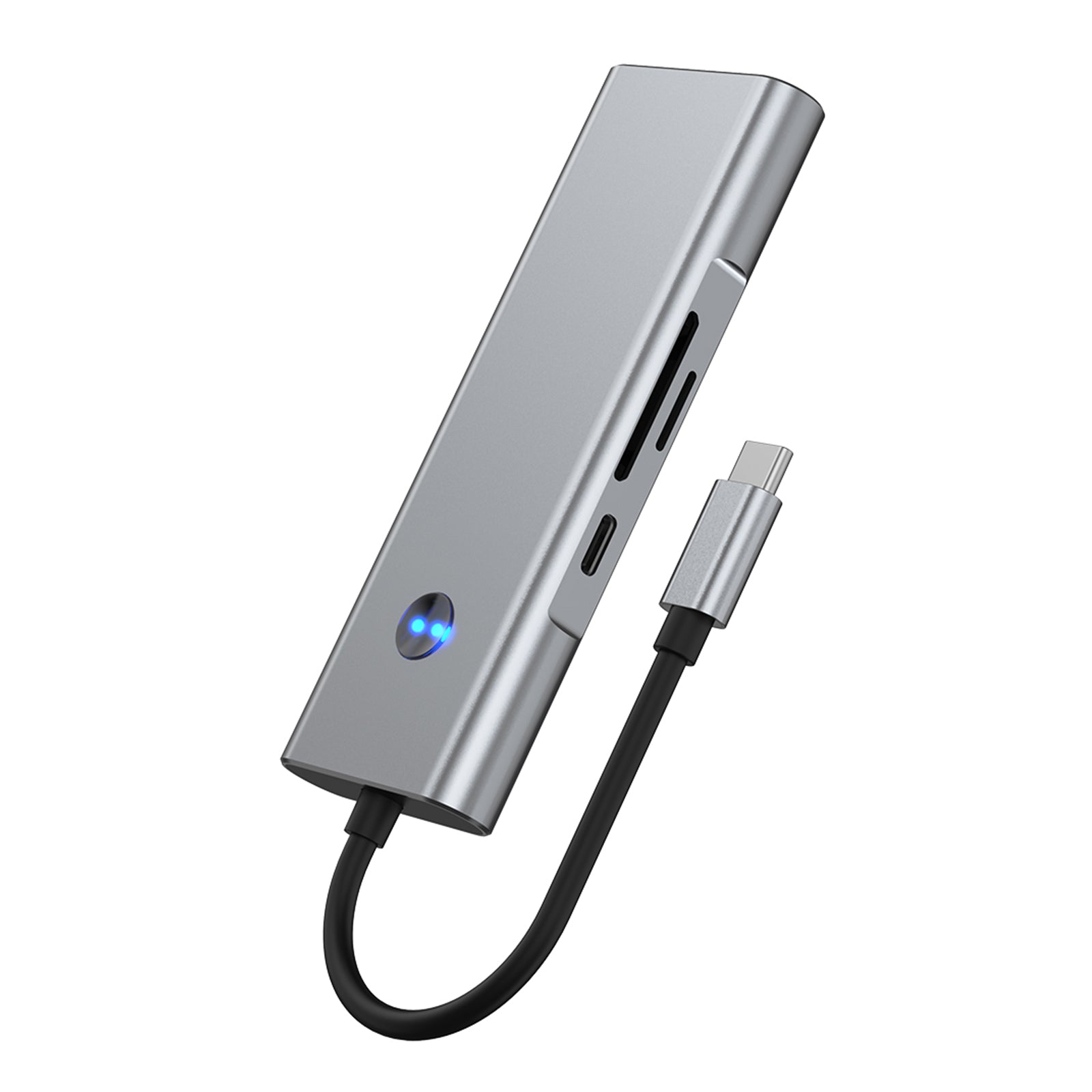 9 in 1 TYPE-C+USB3.0 USB2.0 HDMI SD/TF PD100W Hubadapter voor audiogegevensinterface