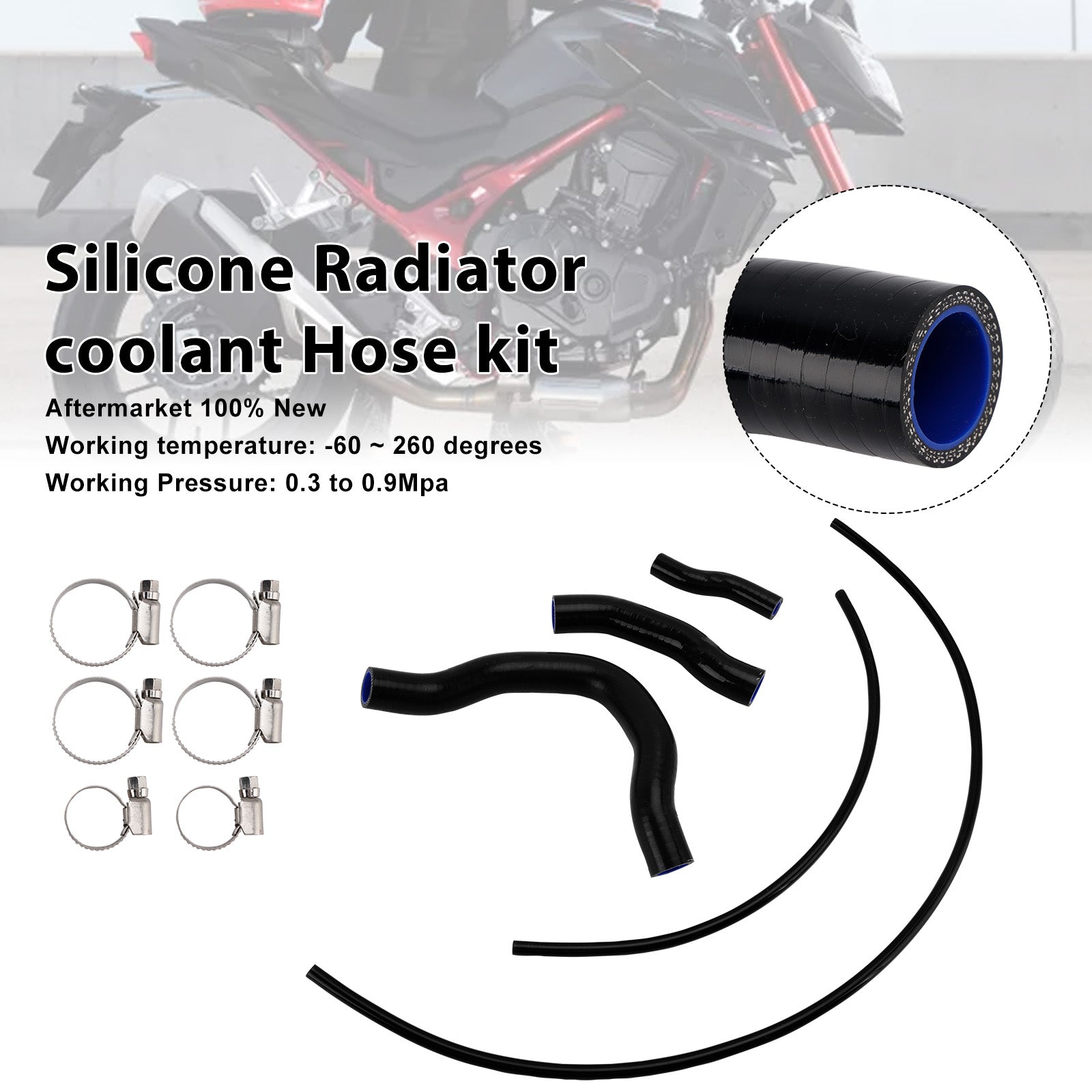 2023-2025 Honda XL750 Transalp Silicone Radiator coolant Hose Kit
