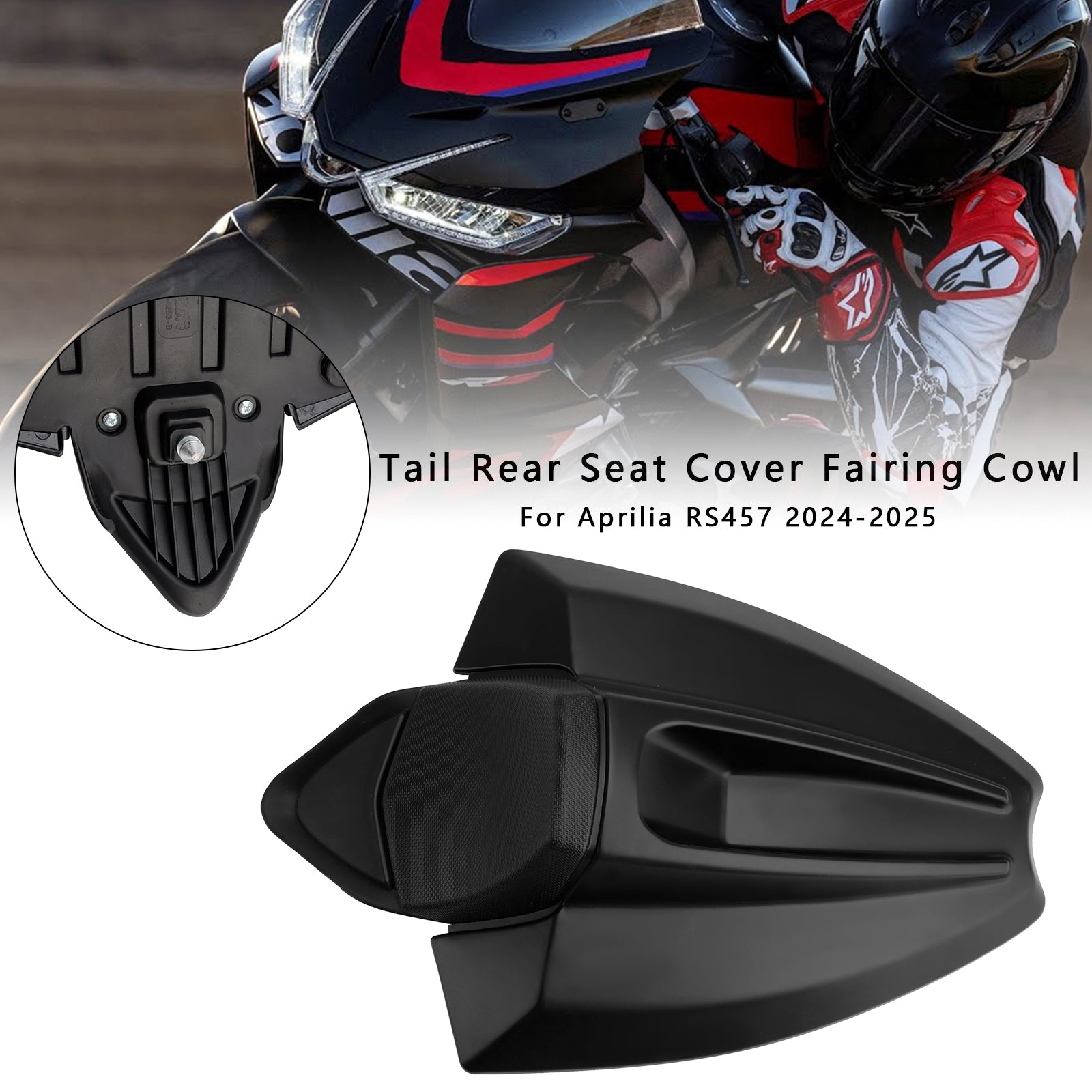 2024-2025 Aprilia Rs 457 Hale baksete deksel Fairing Cowl
